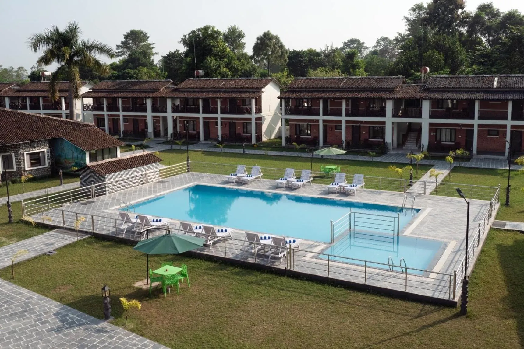 Swimming pool in Babai Resort Pvt Ltd