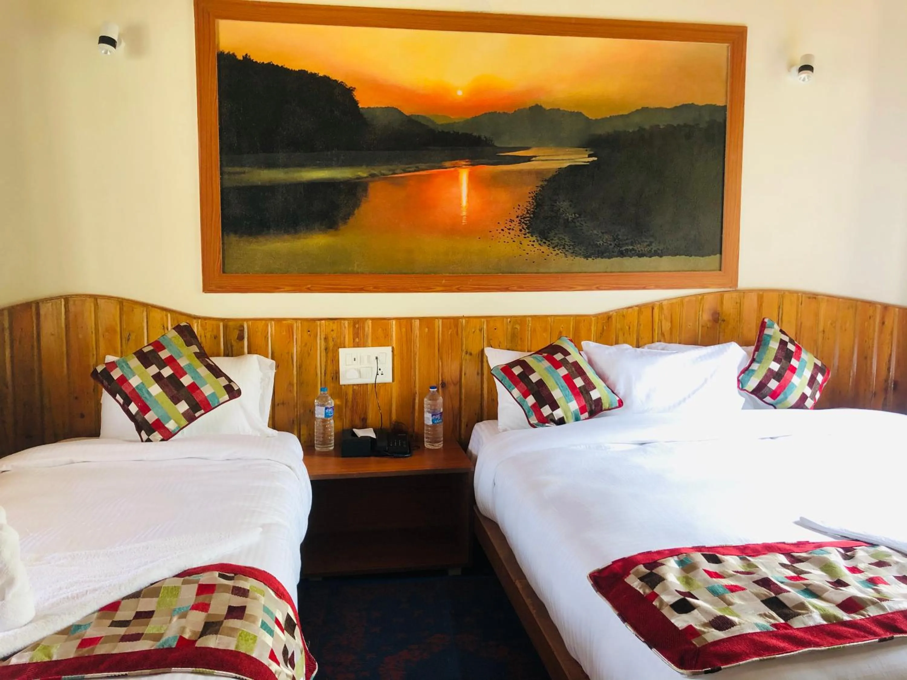 Bed in Babai Resort Pvt Ltd