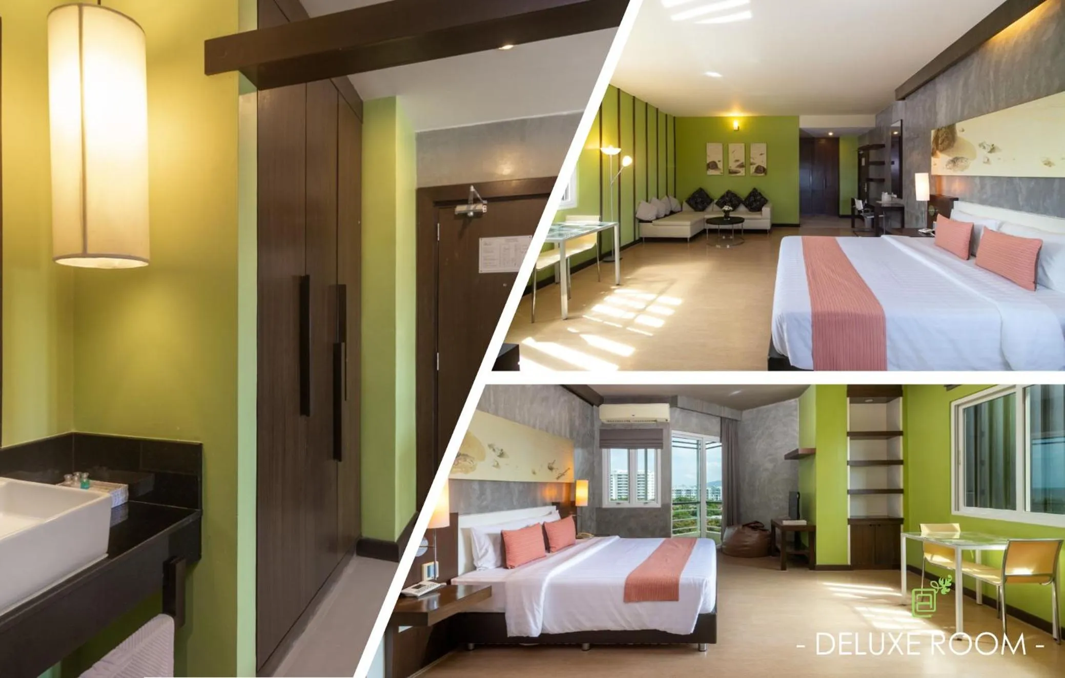 Bed in Silathip Huahin Serviced Apartment & Hotel