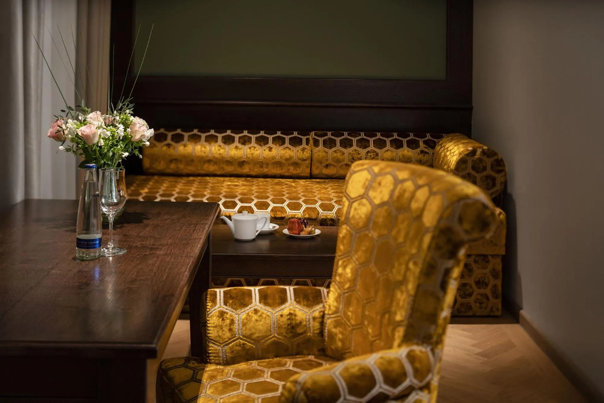 Bed in Eden Hotel Wolff