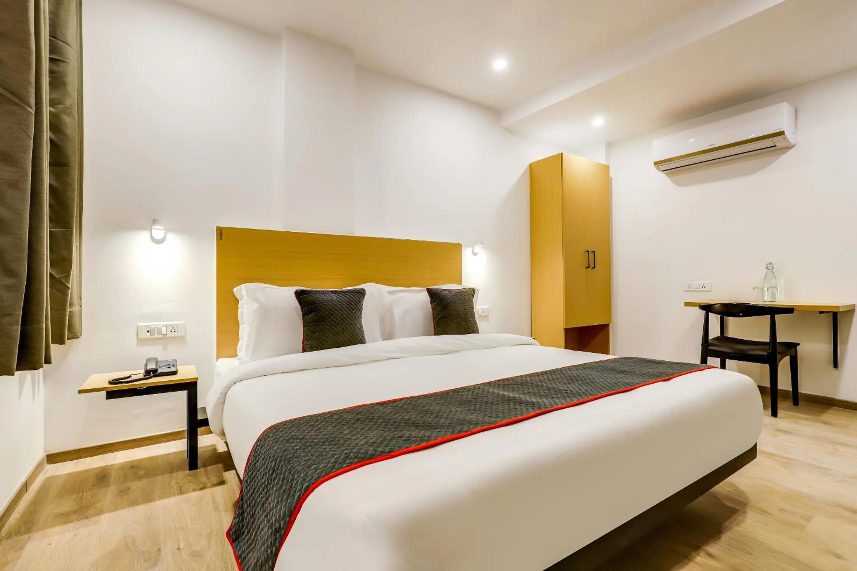 Bedroom, Bed in Townhouse Siddharth Vihar Ghaziabad