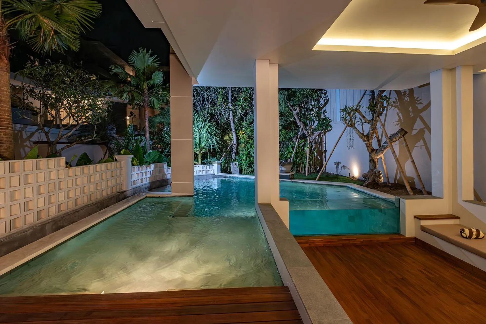 Pool view in La Numa Villas Canggu