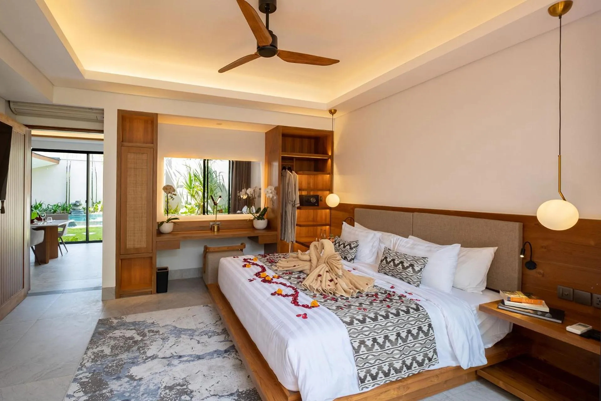 Bedroom, Bed in La Numa Villas Canggu