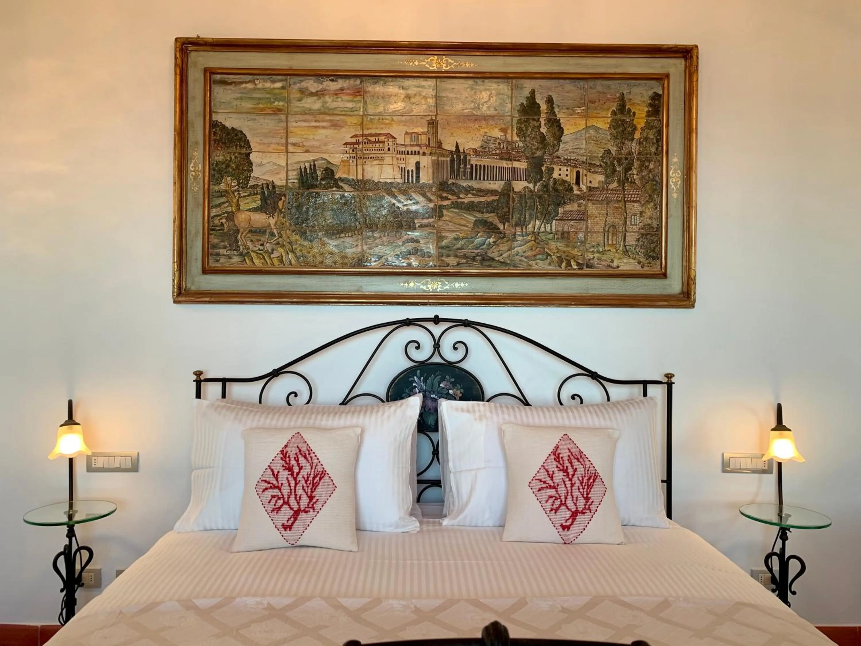 Bed in Villa Le Baste