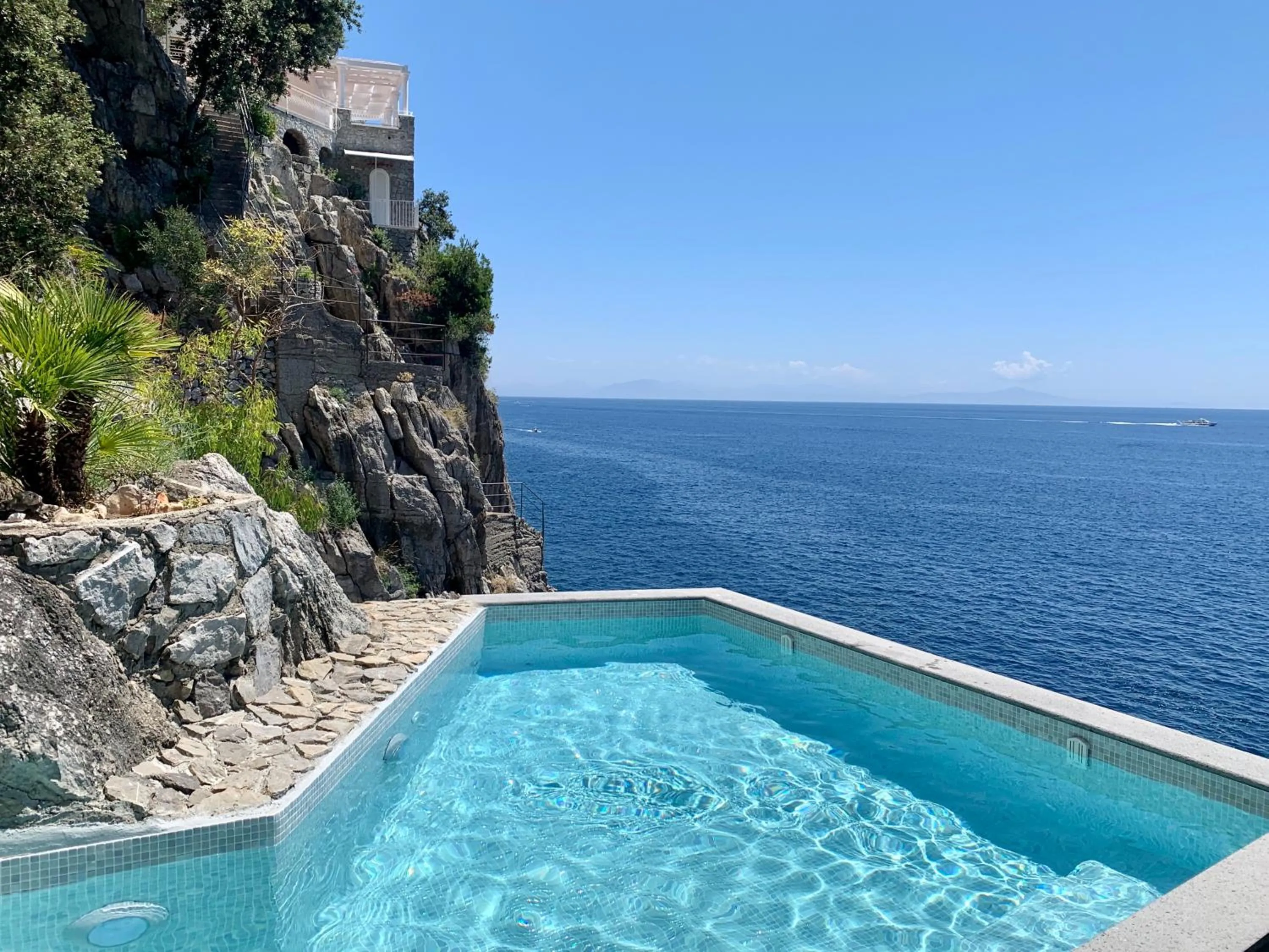 Pool view in Villa Le Baste