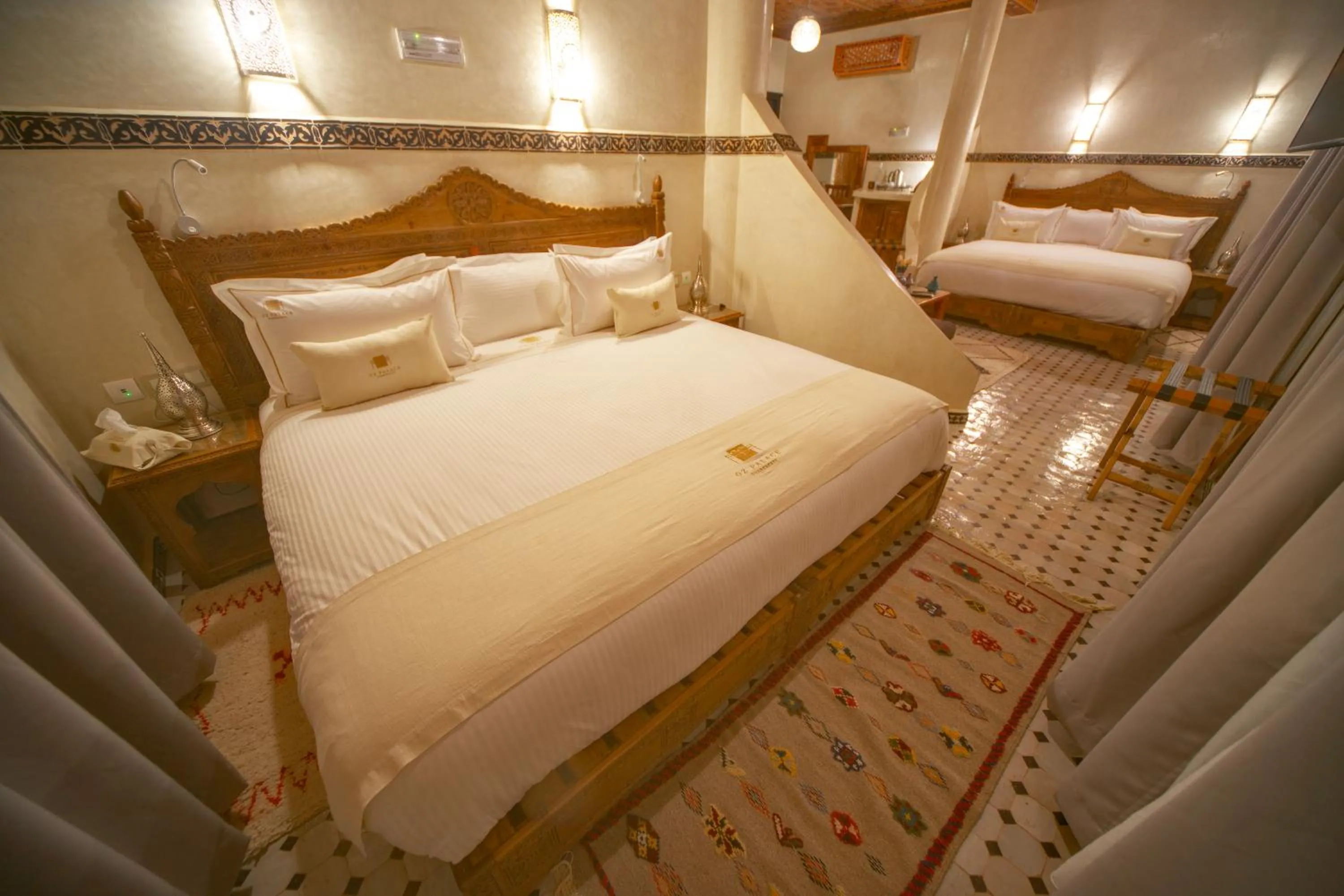 Bed in OZ Palace Ouarzazate & SPA