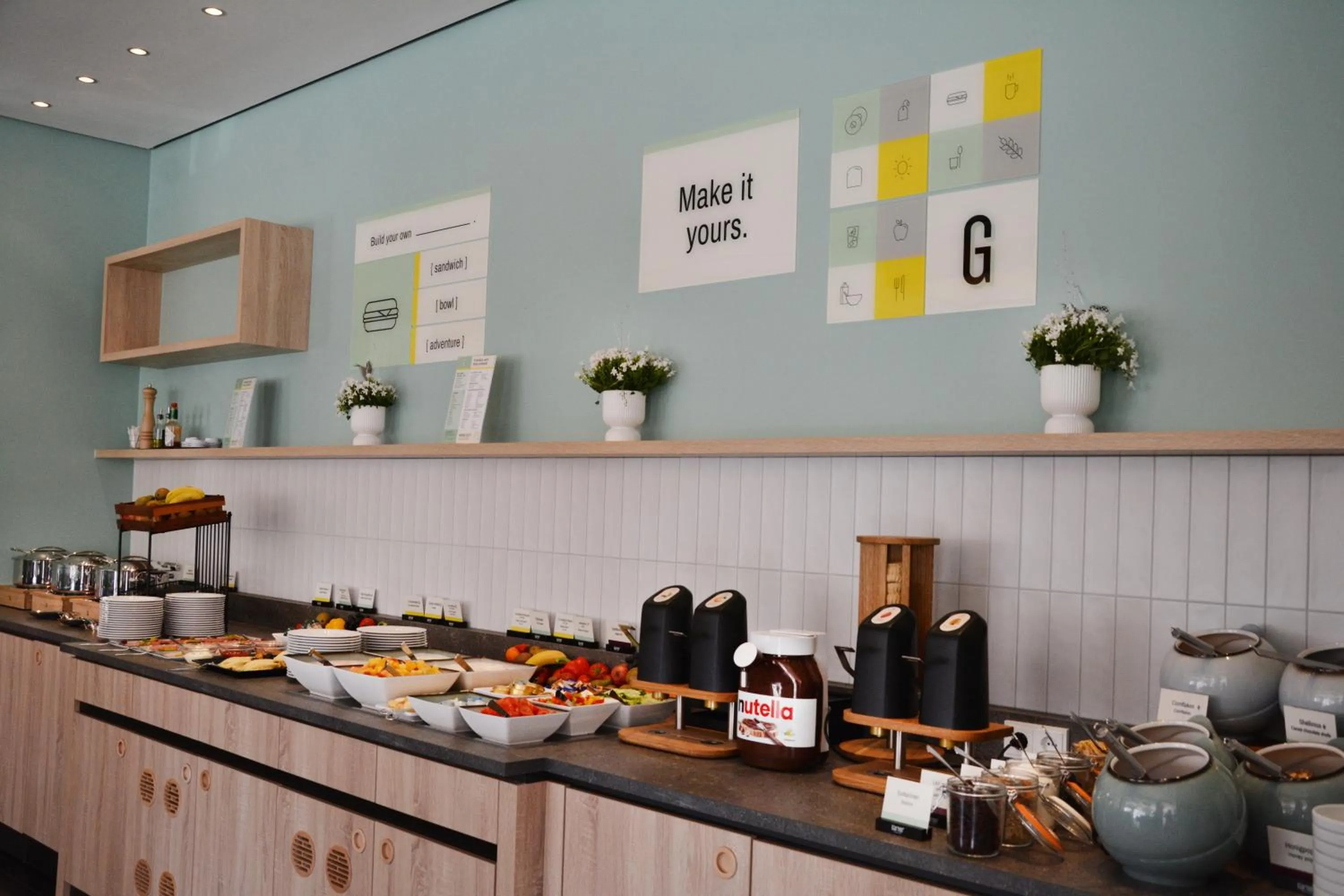 Breakfast in Hotel Continental Frankfurt