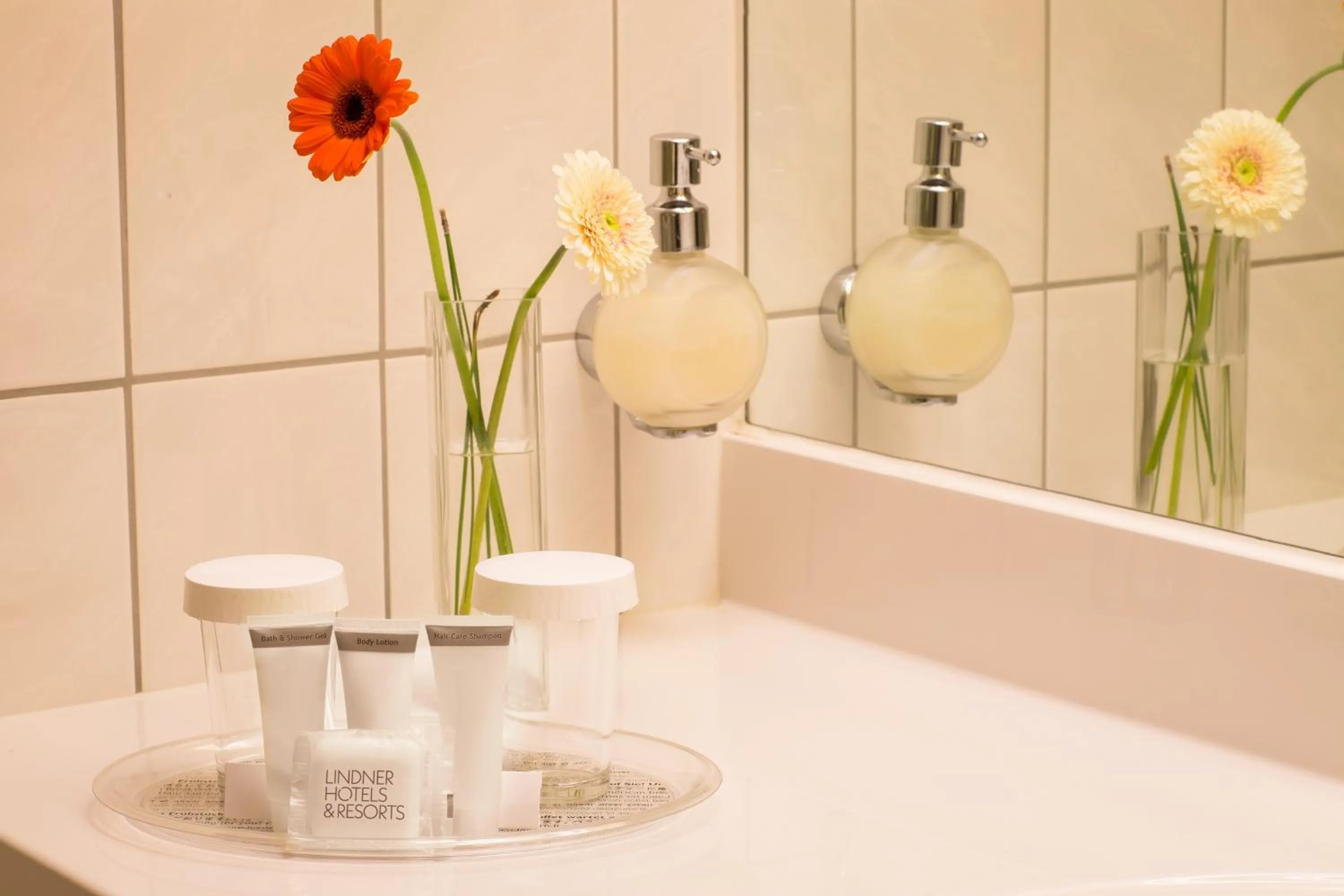 Bathroom in Lindner Hotel Frankfurt Hochst, part of JdV by Hyatt