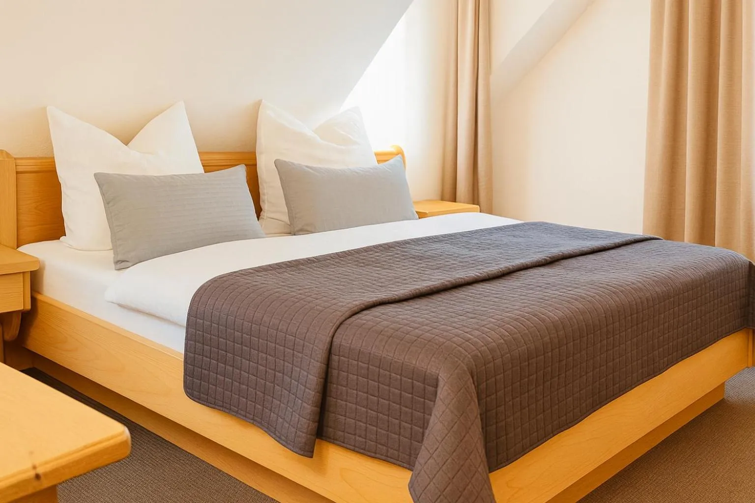 Bed in Gasthof Hotel Bräustübl und Haus Boutique