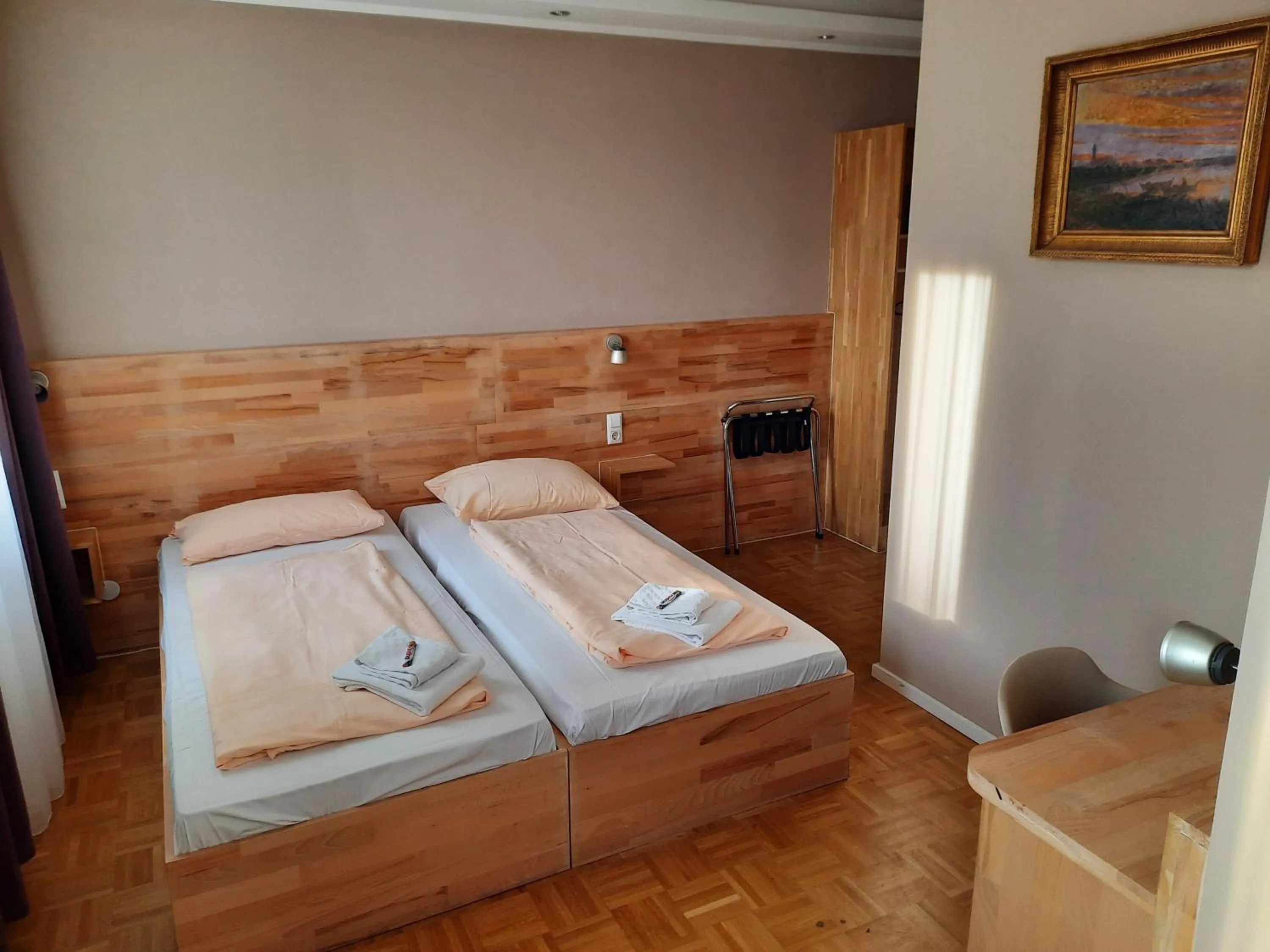 Bed in Hotel Residenz Duesseldorf