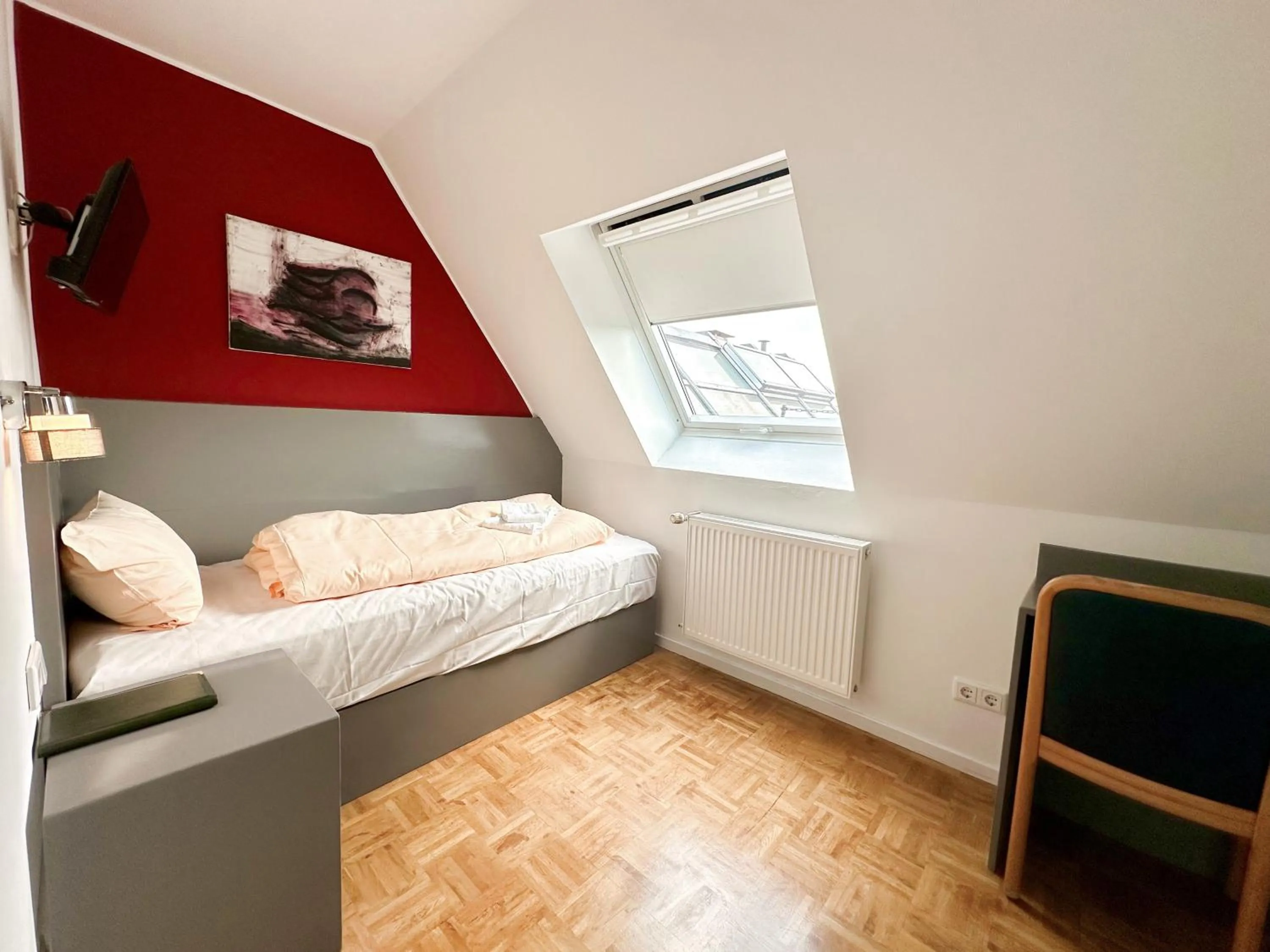 Bed in Hotel Residenz Duesseldorf