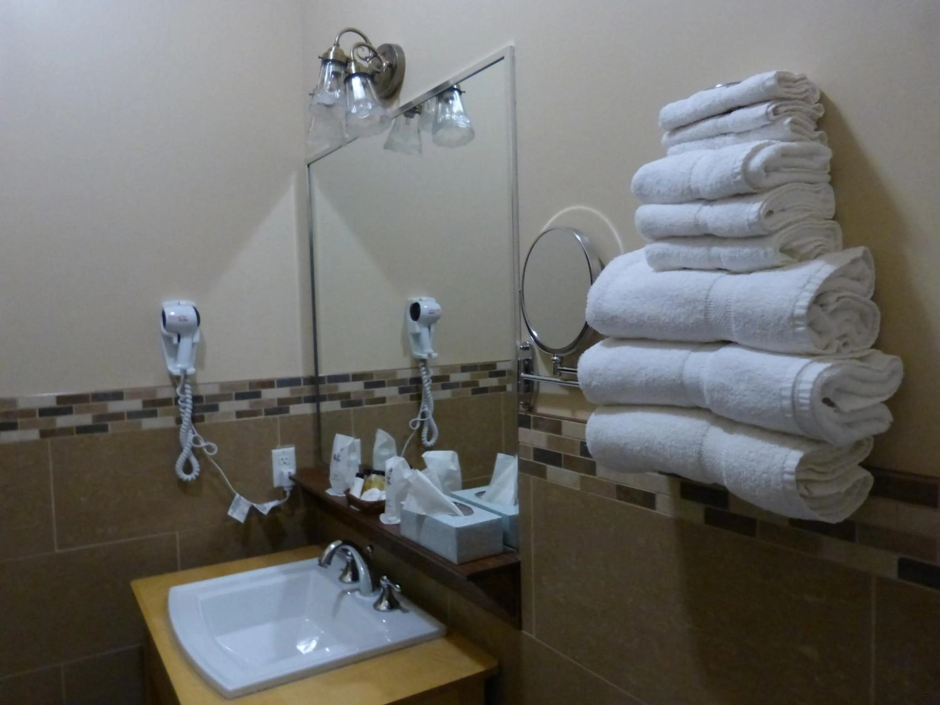 Bathroom in Auberge Du Lac Malcom