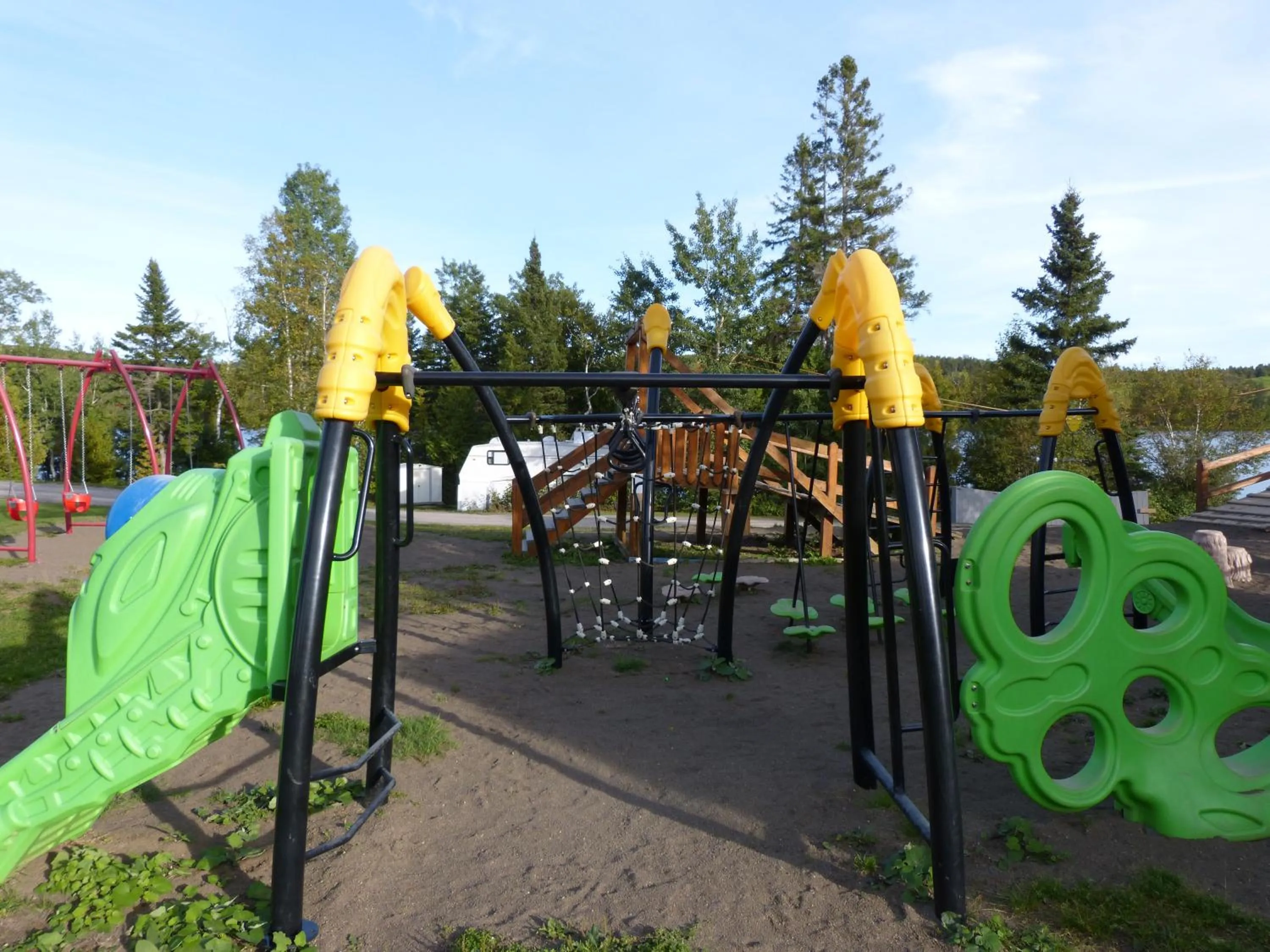 Children play ground in Auberge Du Lac Malcom