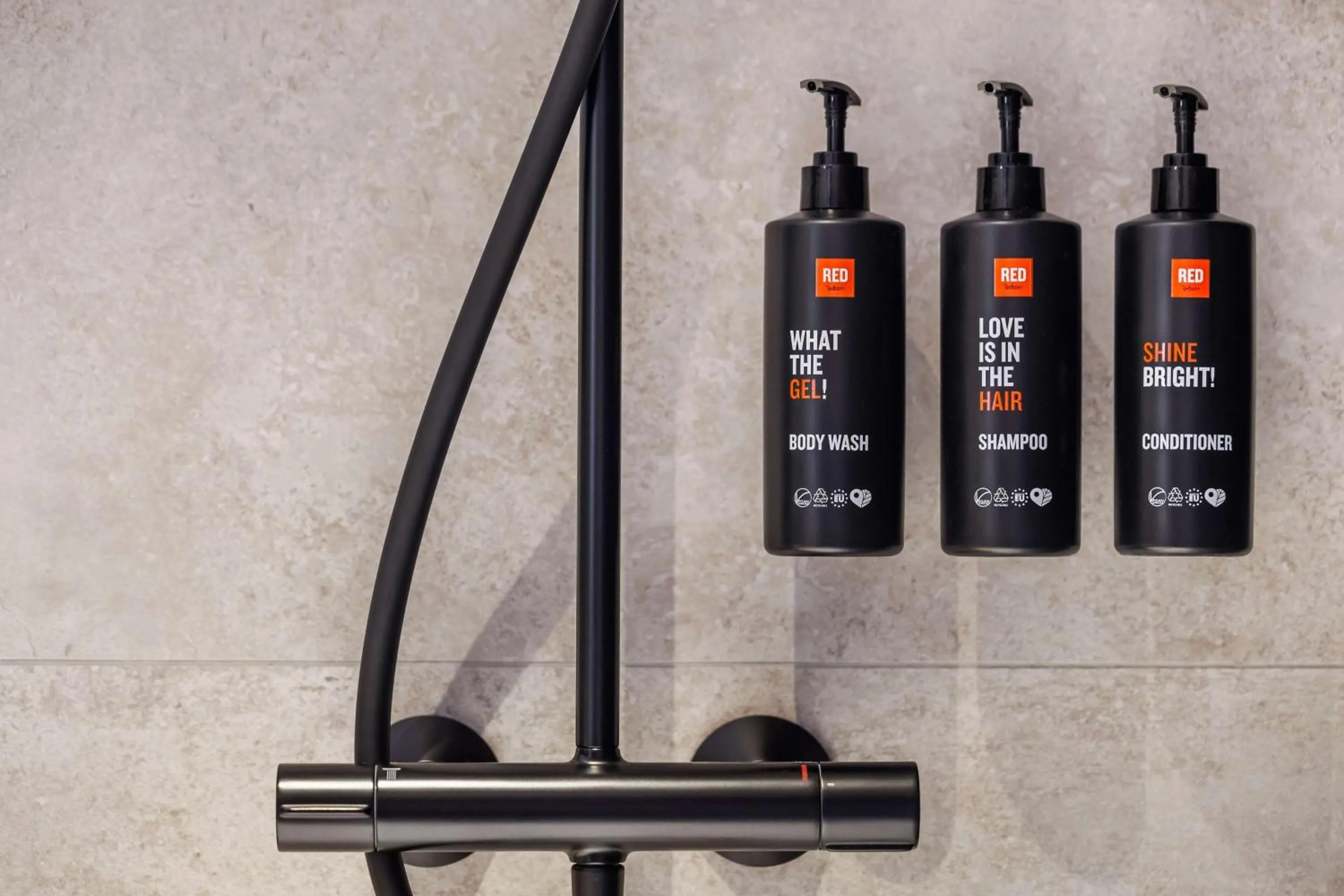 Bathroom in Radisson RED Berlin Kudamm