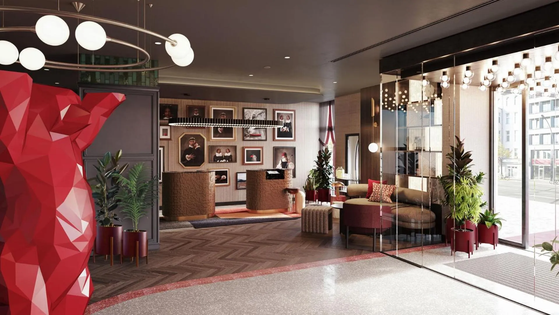 Lobby or reception in Radisson RED Berlin Kudamm