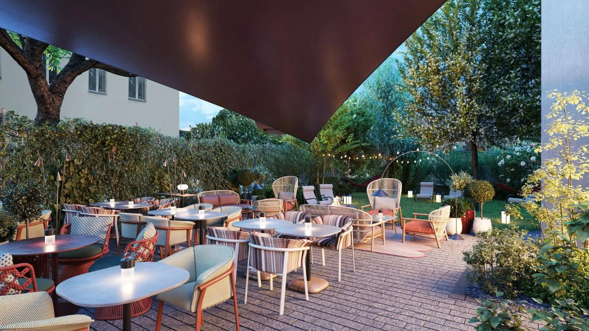 Garden in Radisson RED Berlin Kudamm