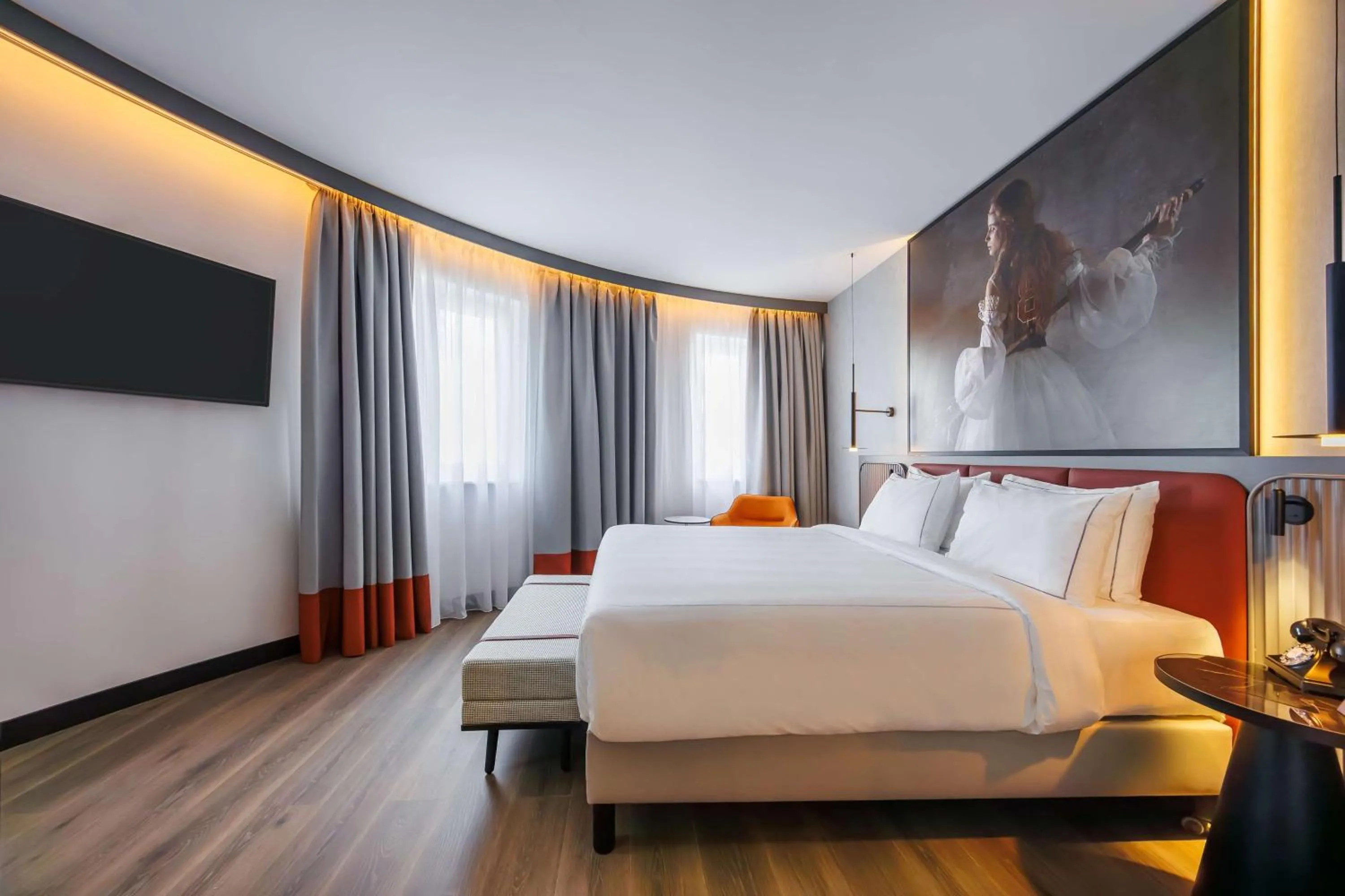 Bedroom, Bed in Radisson RED Berlin Kudamm