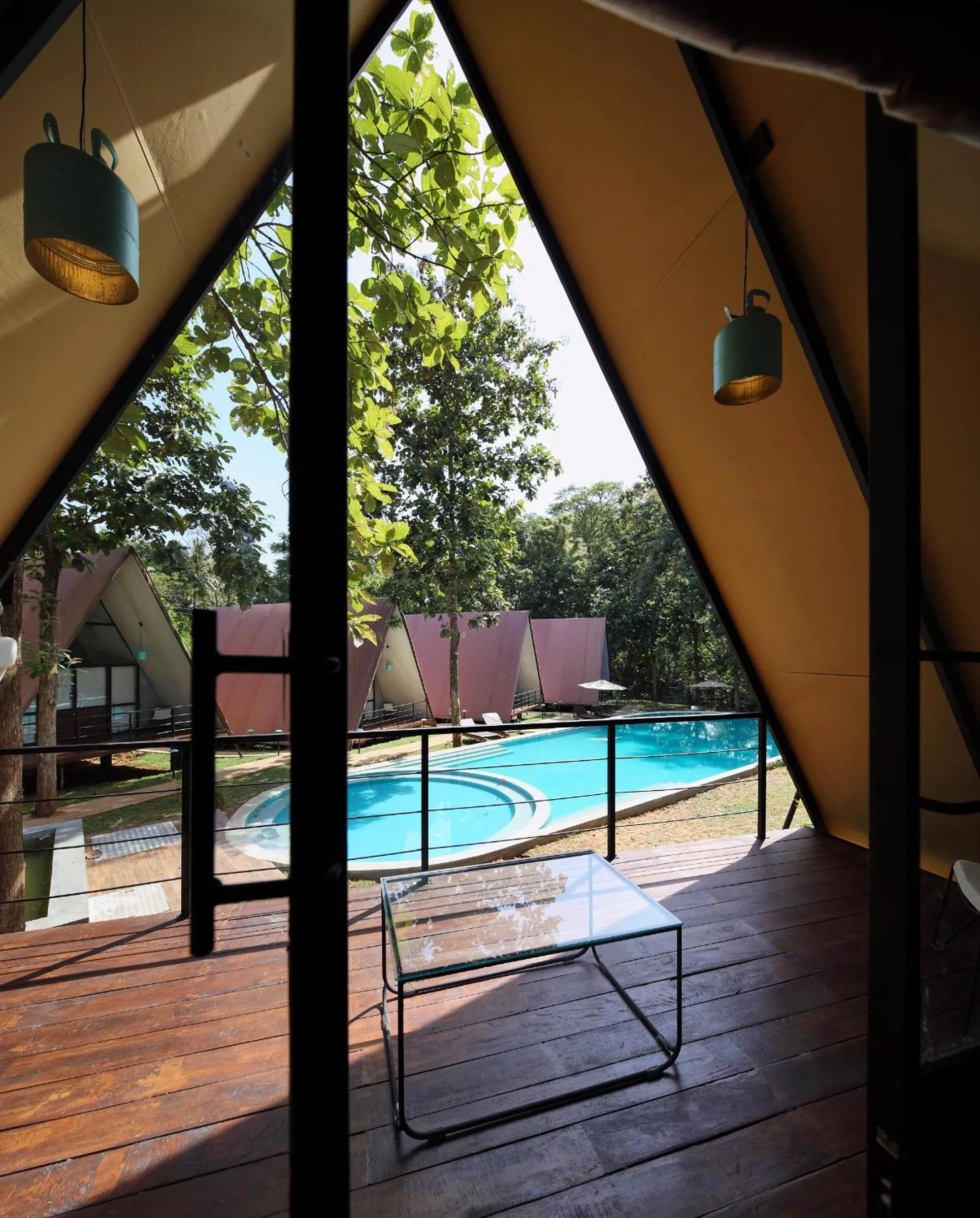 Pool view in Kottawatta River Bank Resort