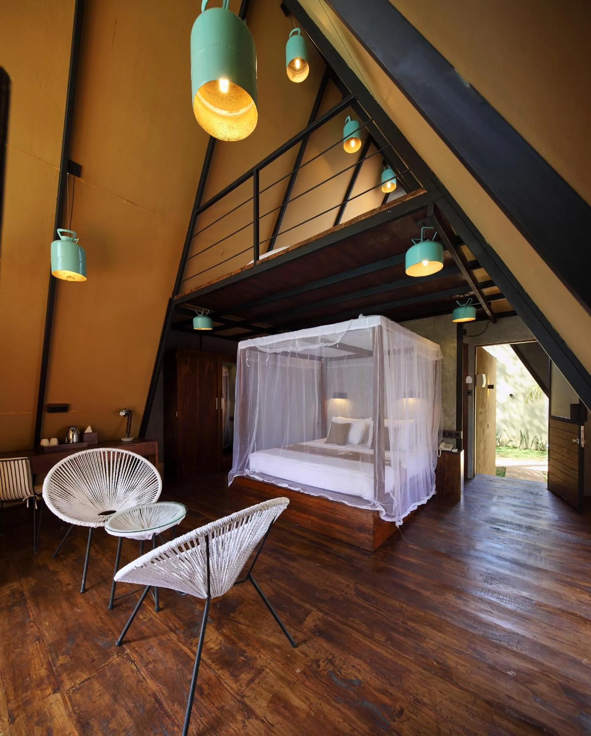 Seating area in Kottawatta River Bank Resort