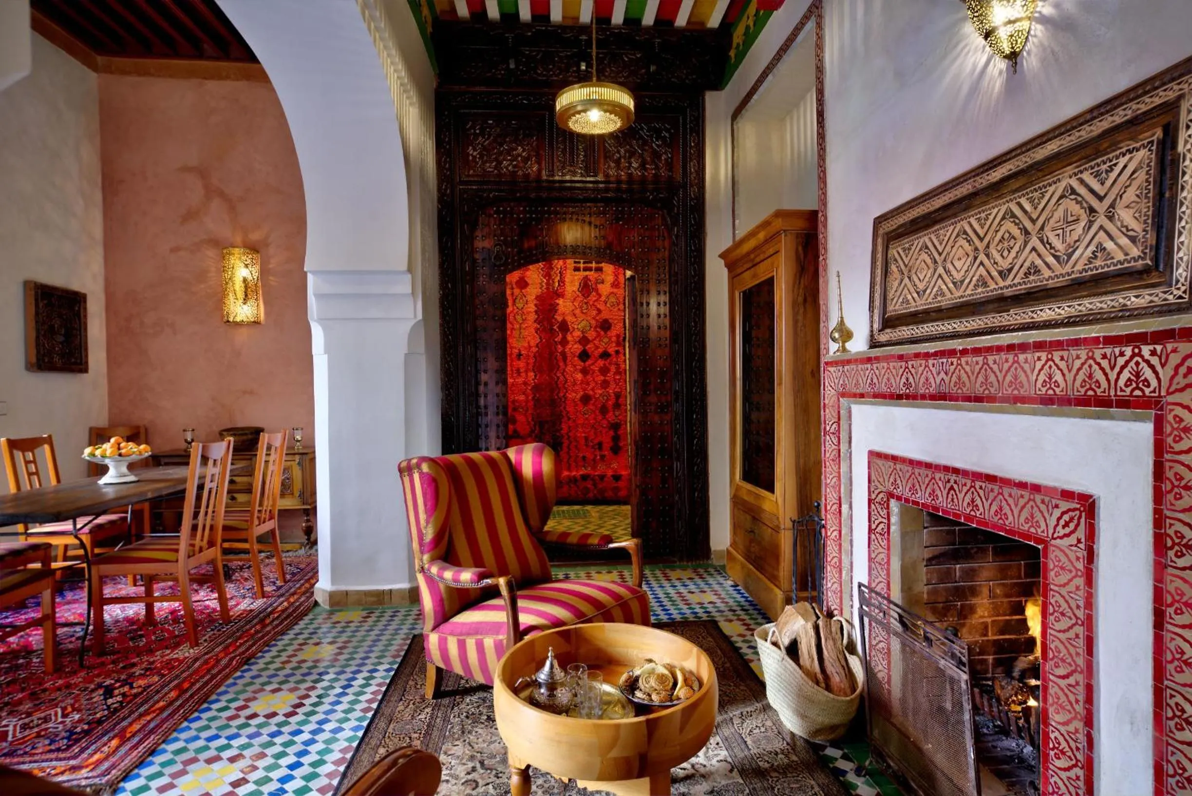 Living room in Riad Aventurine
