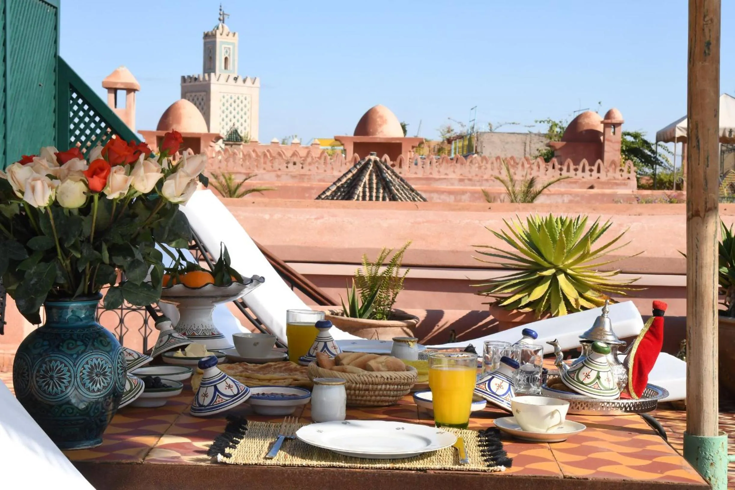 Balcony/Terrace in Riad Aventurine