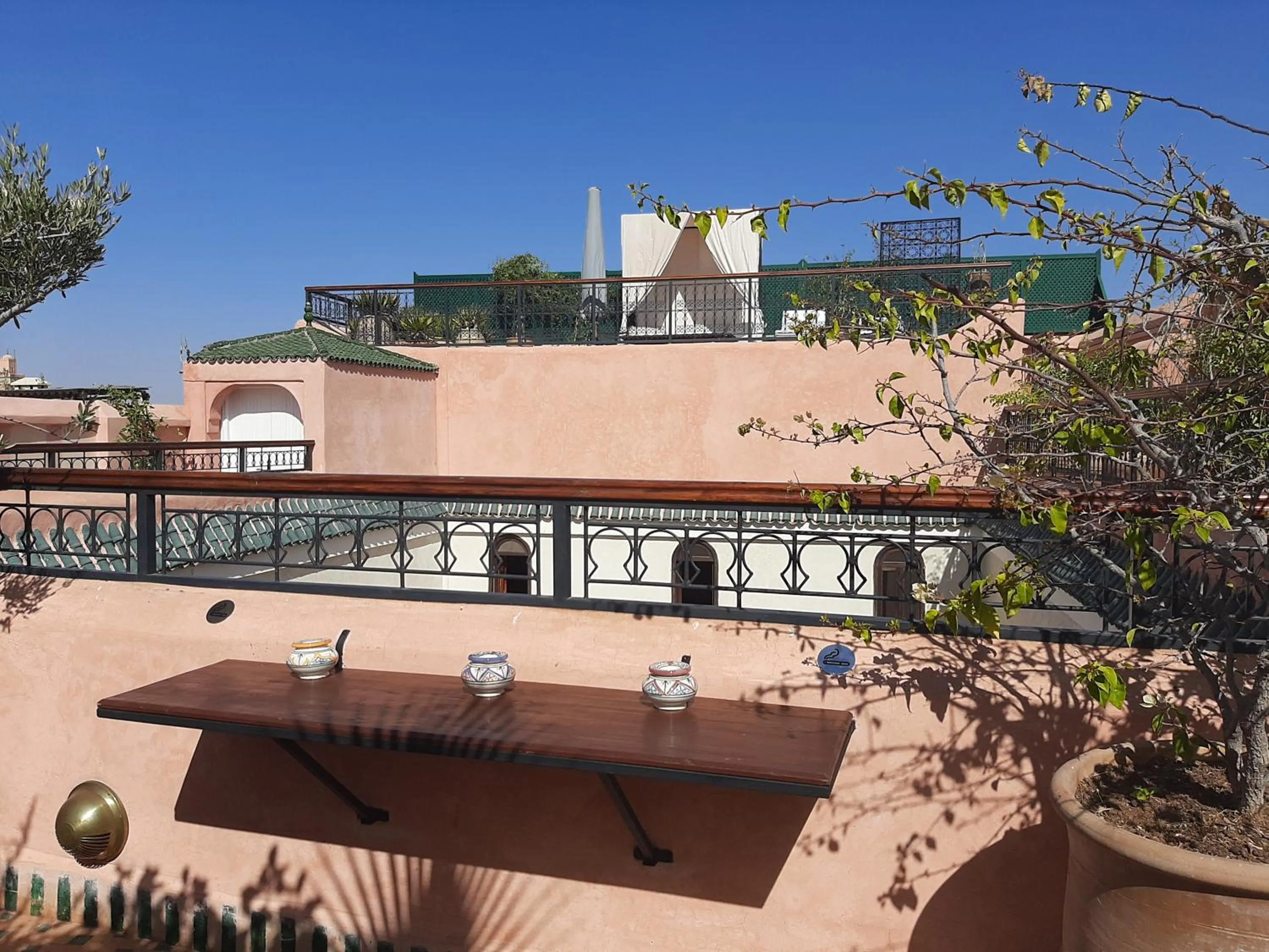Balcony/Terrace in Riad Aventurine