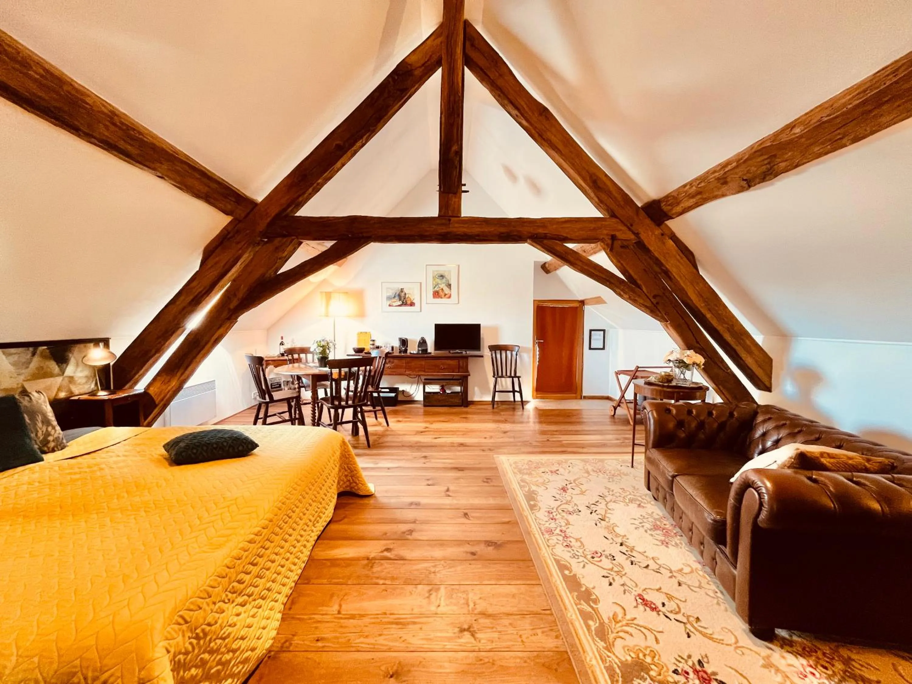 Bed in chambres d'hôtes Domaine les Grands Pérons