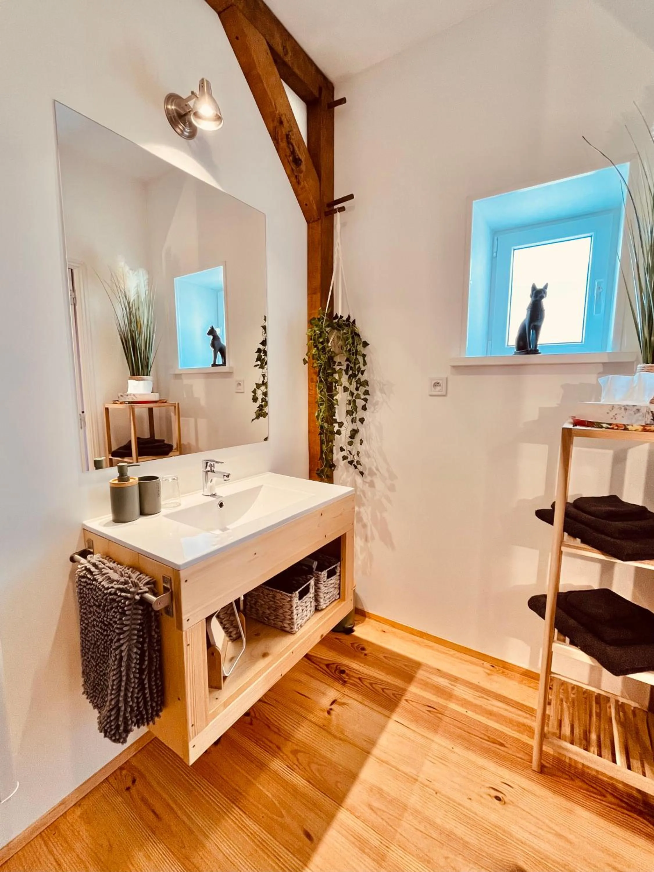 Bathroom in chambres d'hôtes Domaine les Grands Pérons