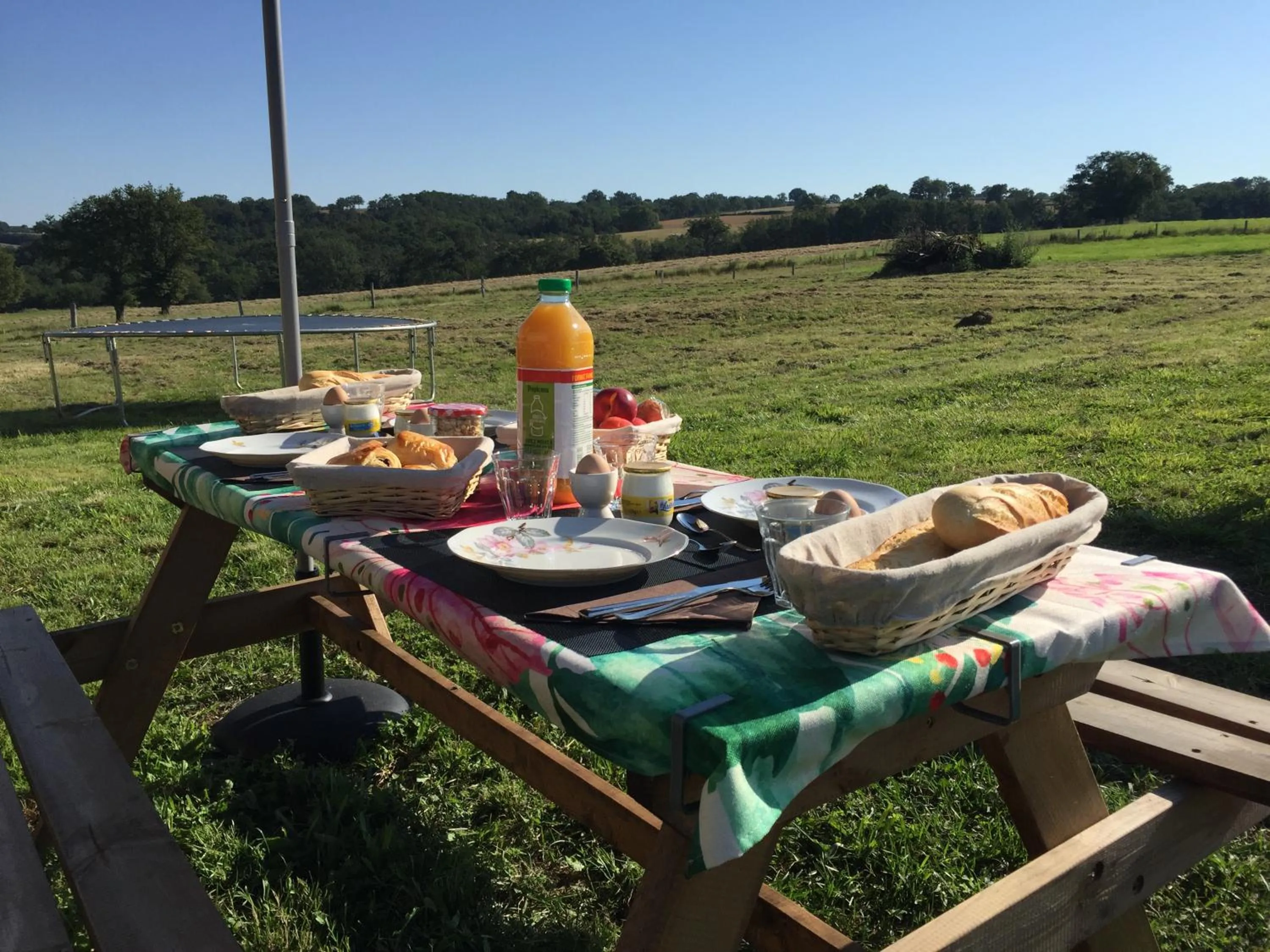 Food and drinks in chambres d'hôtes Domaine les Grands Pérons