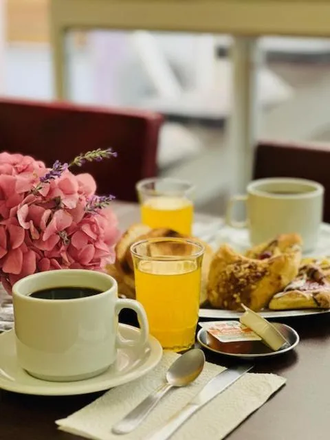 Bed in Hotel Villa Inés Mendoza
