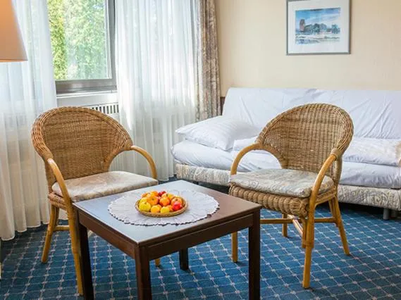 Bed in Hotel Helgoland