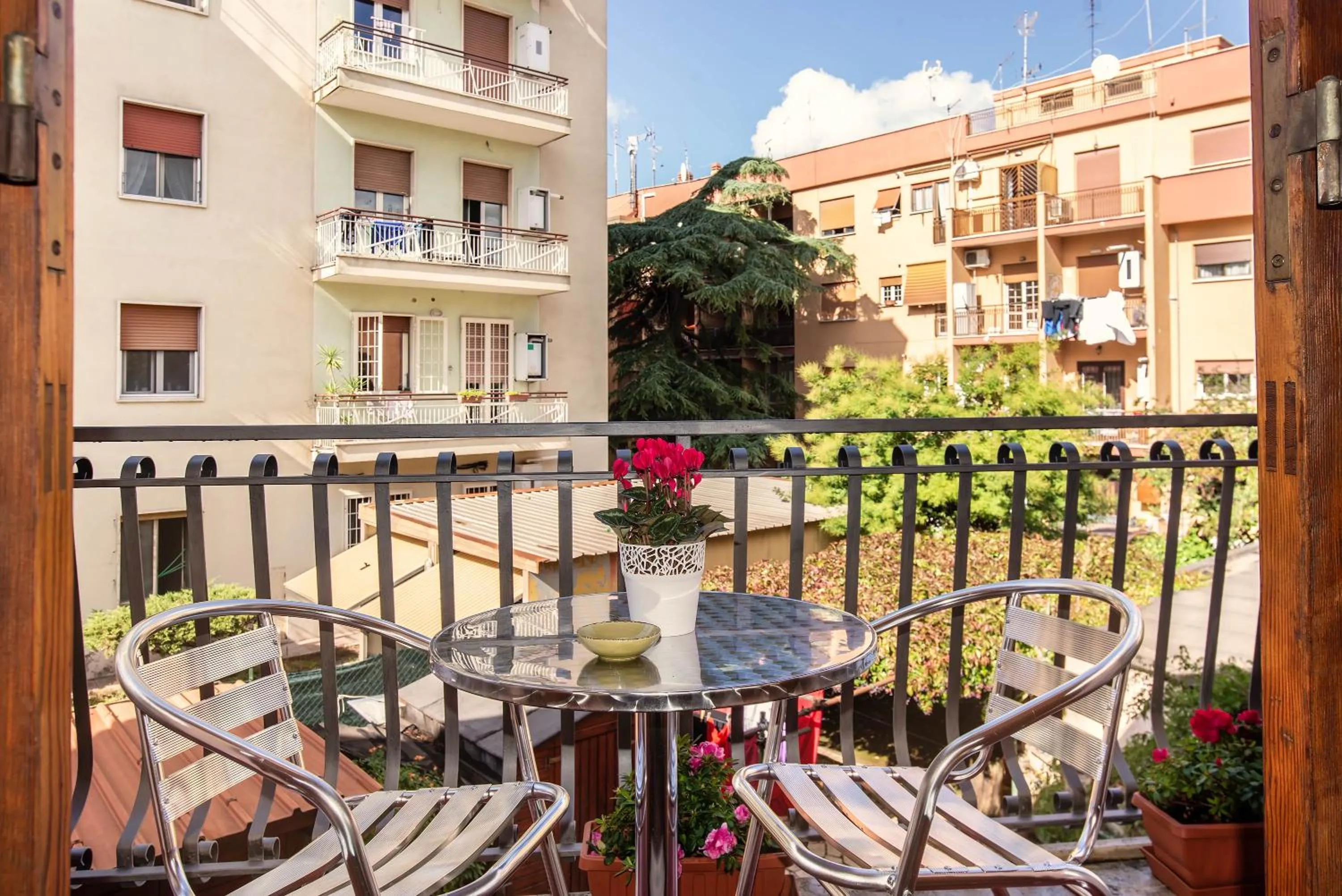 Balcony/Terrace in Plaza Rooms Ciampino