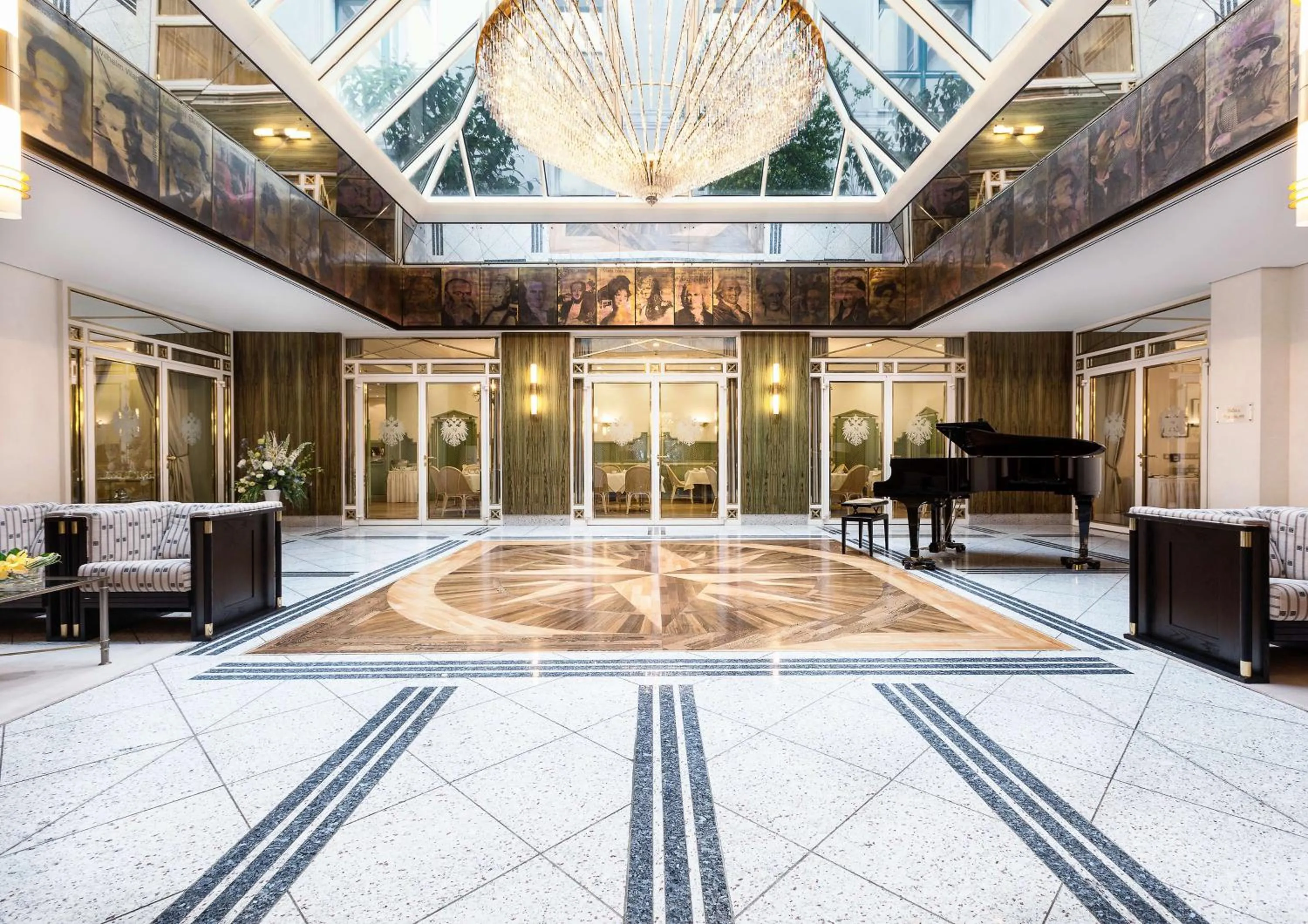 Lobby or reception in Best Western Premier Grand Hotel Russischer Hof