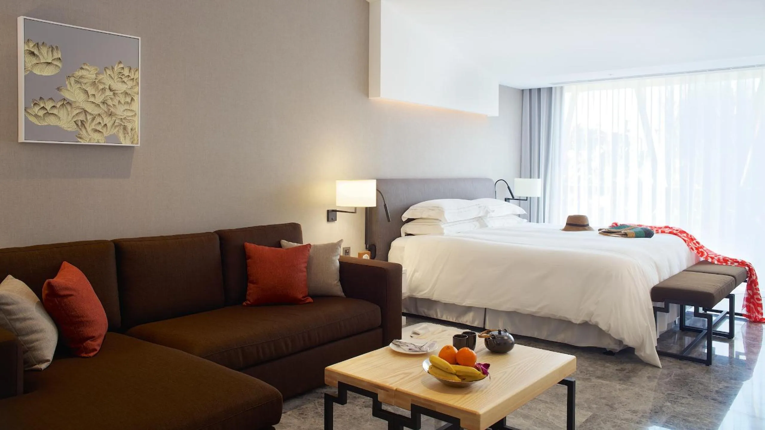 Photo of the whole room, Bed in Volando Kenting