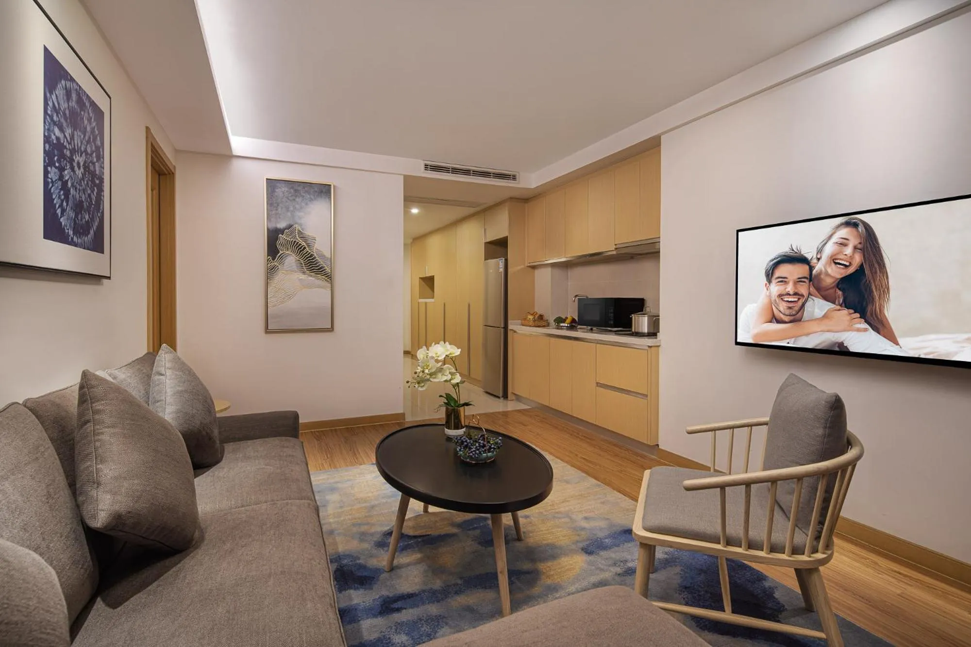 Living room in Joysuites Nantong