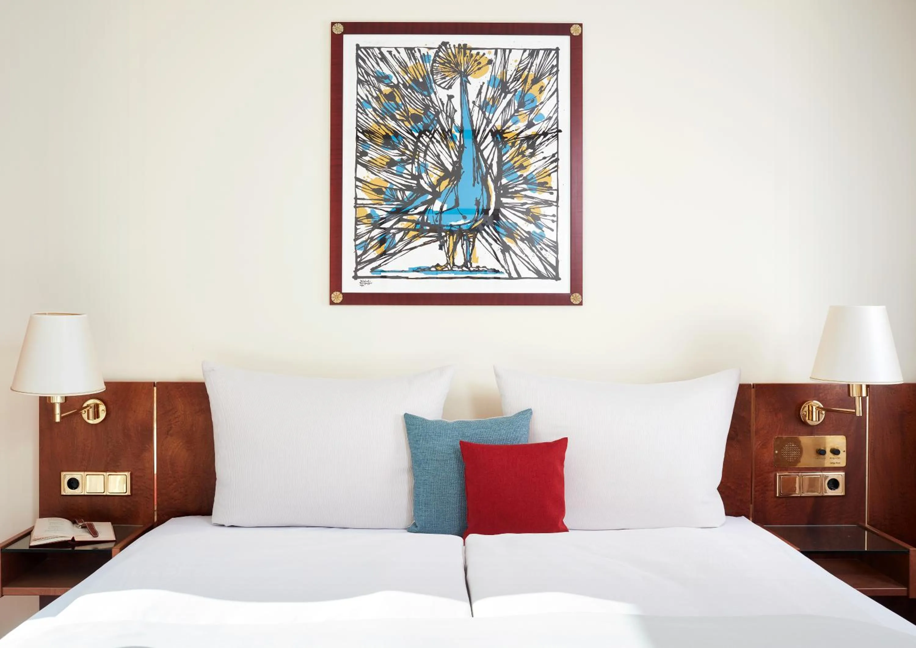 Bed in Living Hotel Weißensee