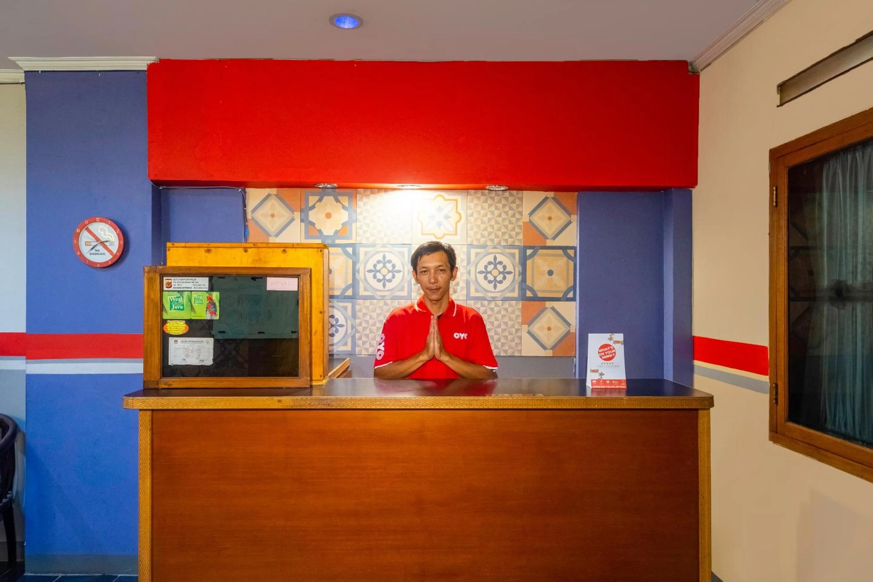 Lobby or reception in Hotel O Riau Near Gedung Sate Formerly Patradisa