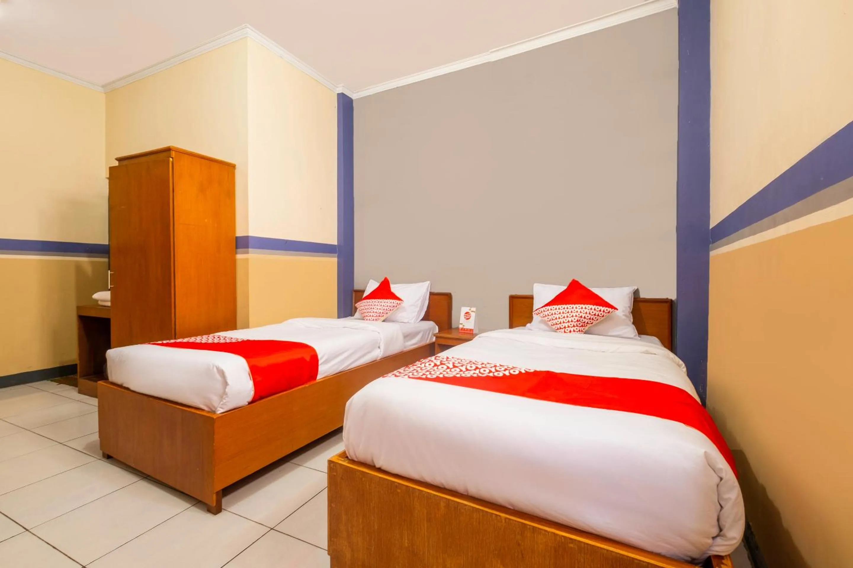 Bedroom, Bed in Hotel O Riau Near Gedung Sate Formerly Patradisa