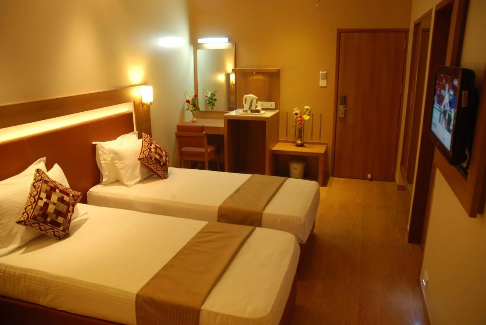 Bed in Hotel Rajtara