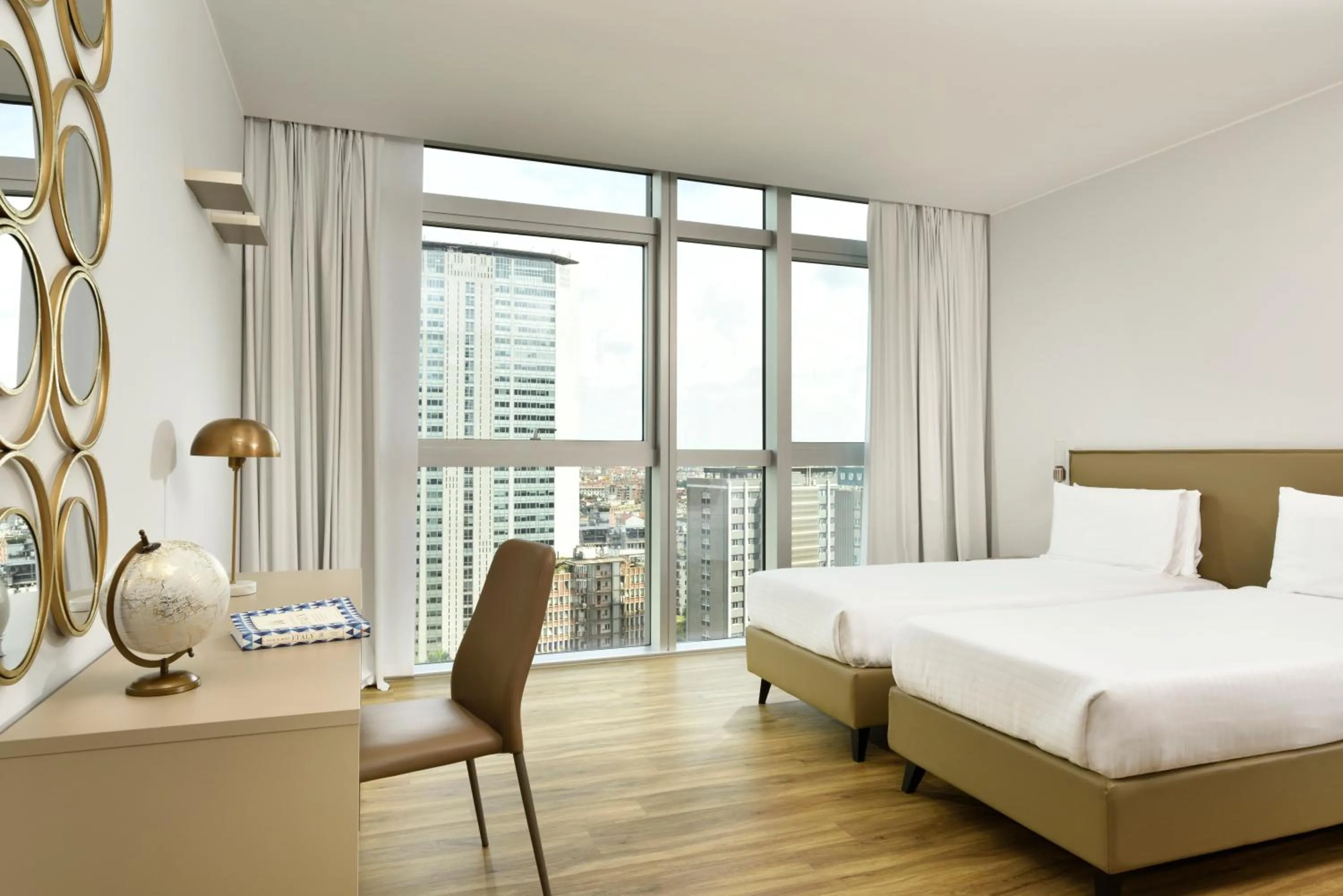 Bedroom, Bed in Torre Galfa Milano Luxury Apartments UNA Esperienze