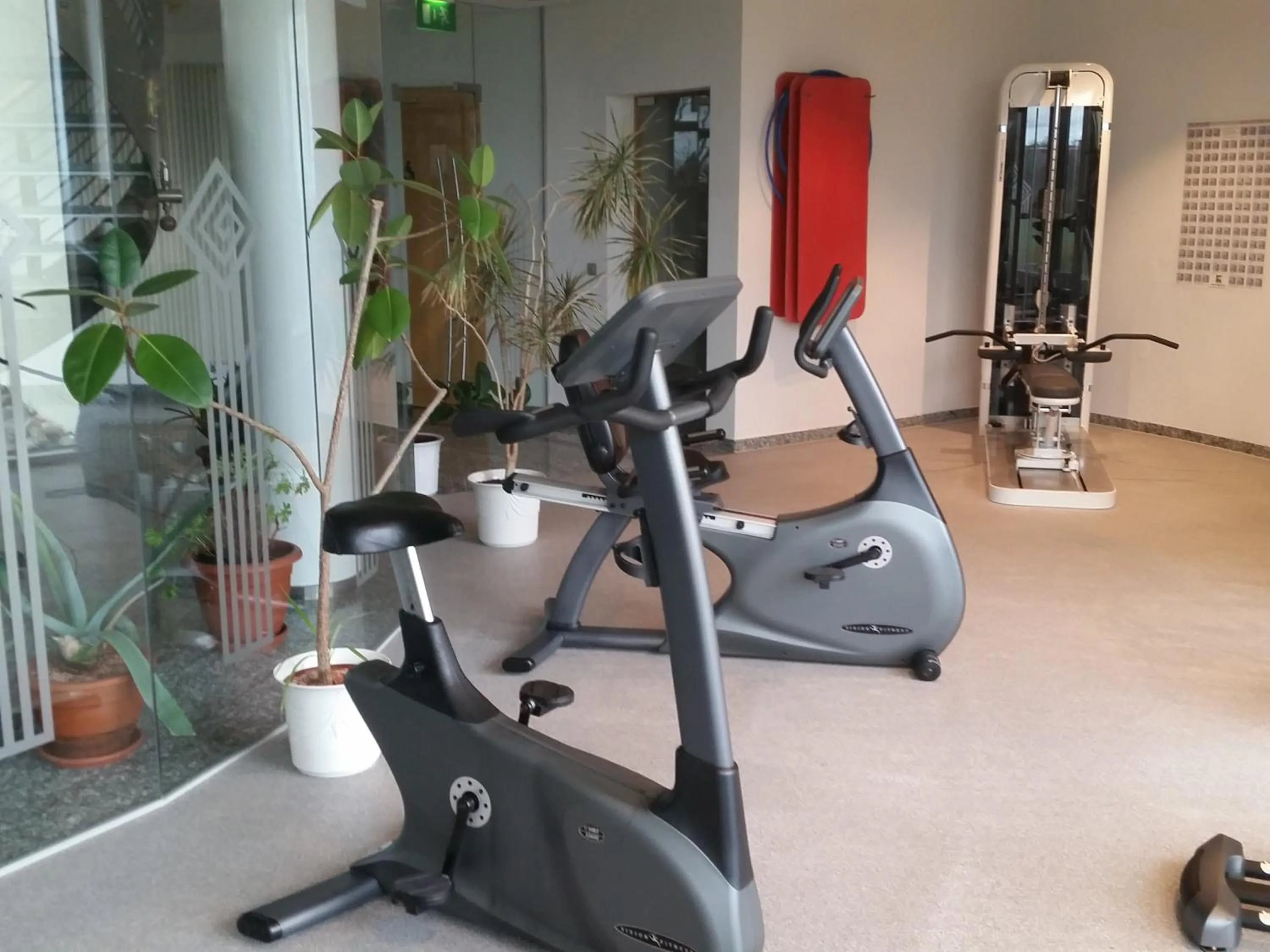 Fitness centre/facilities in Hotel Meerane