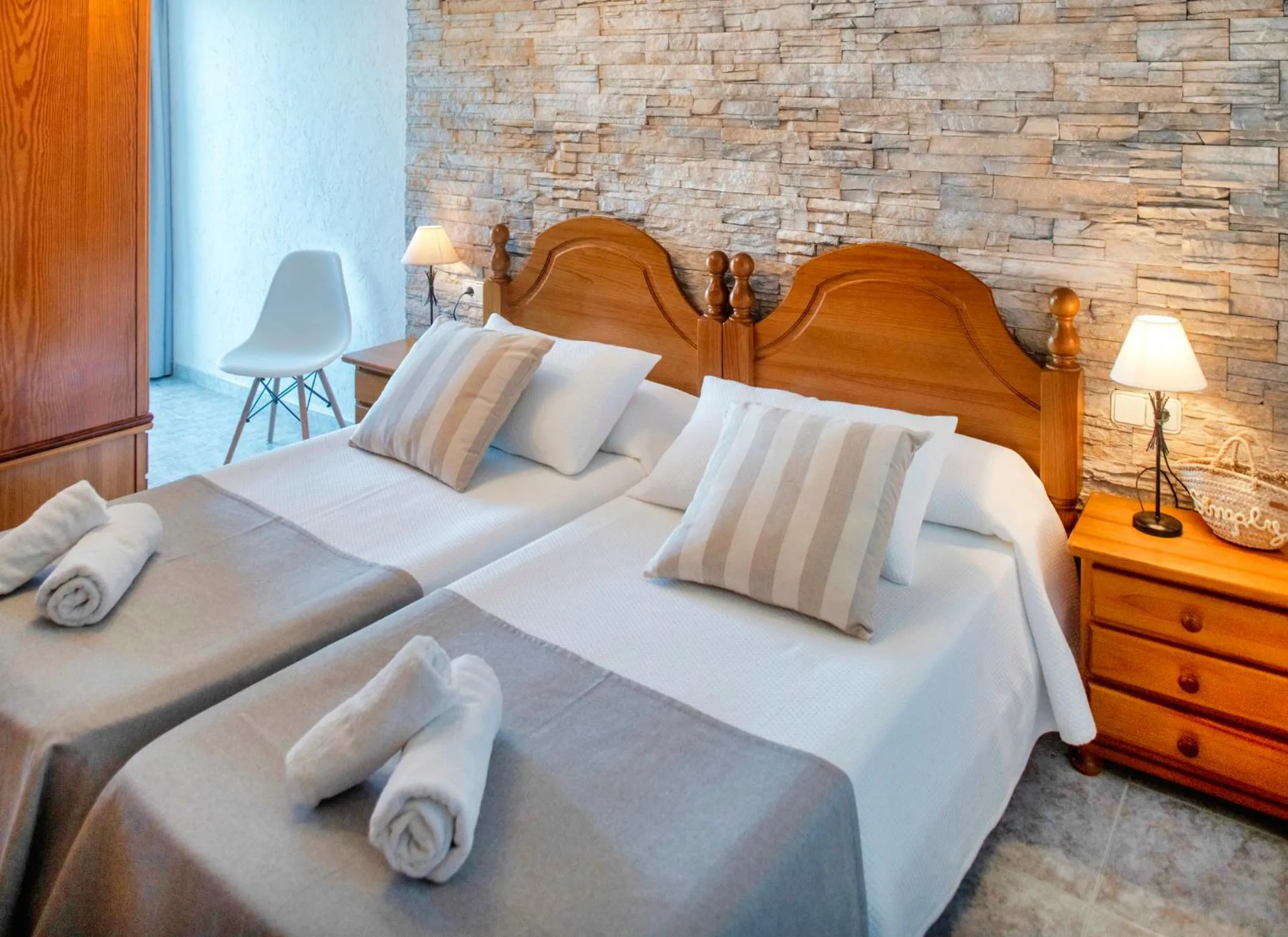 Bed in Hotel Lago Dorado