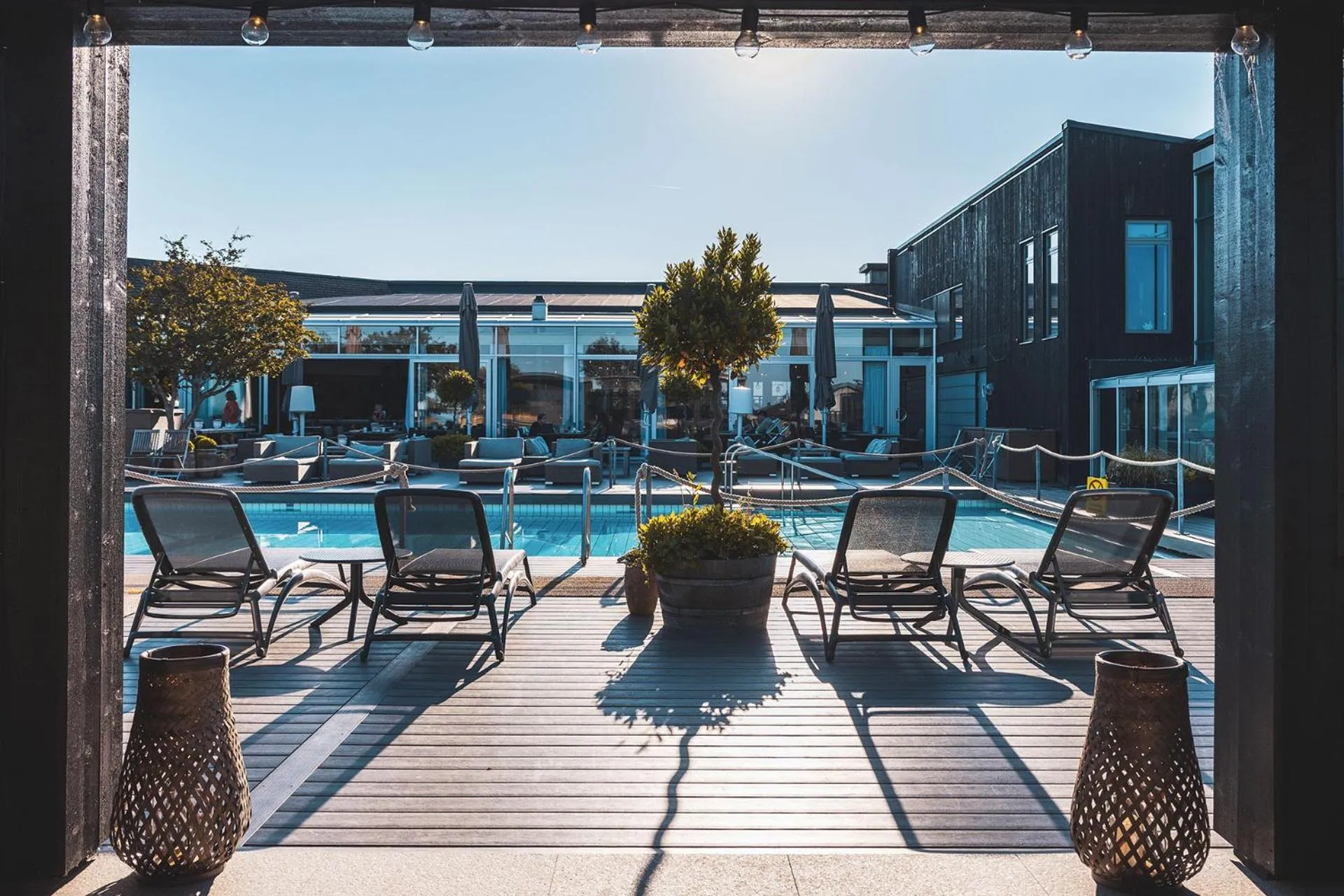Patio in Torekov Hotell