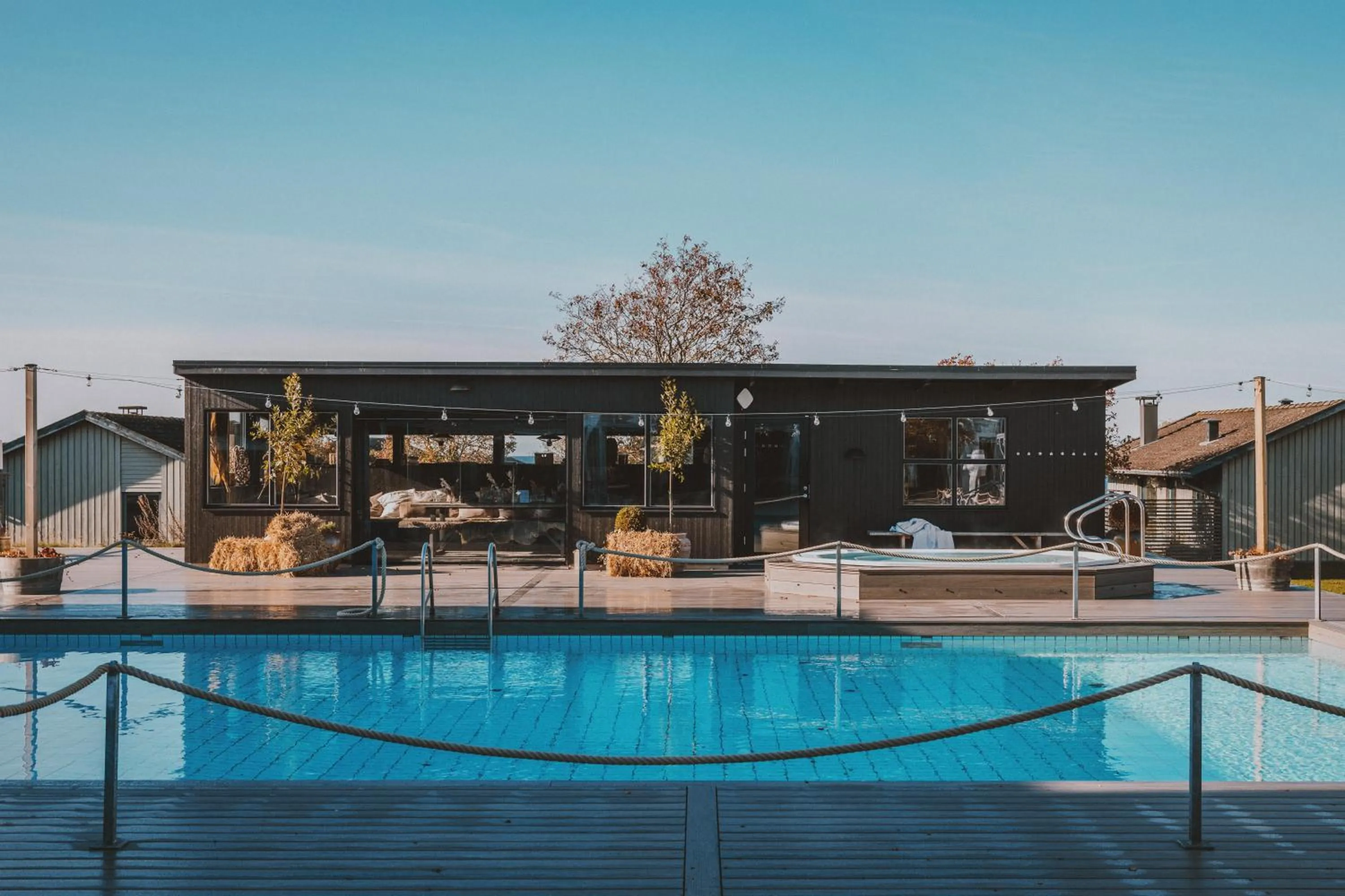 Swimming pool in Torekov Hotell