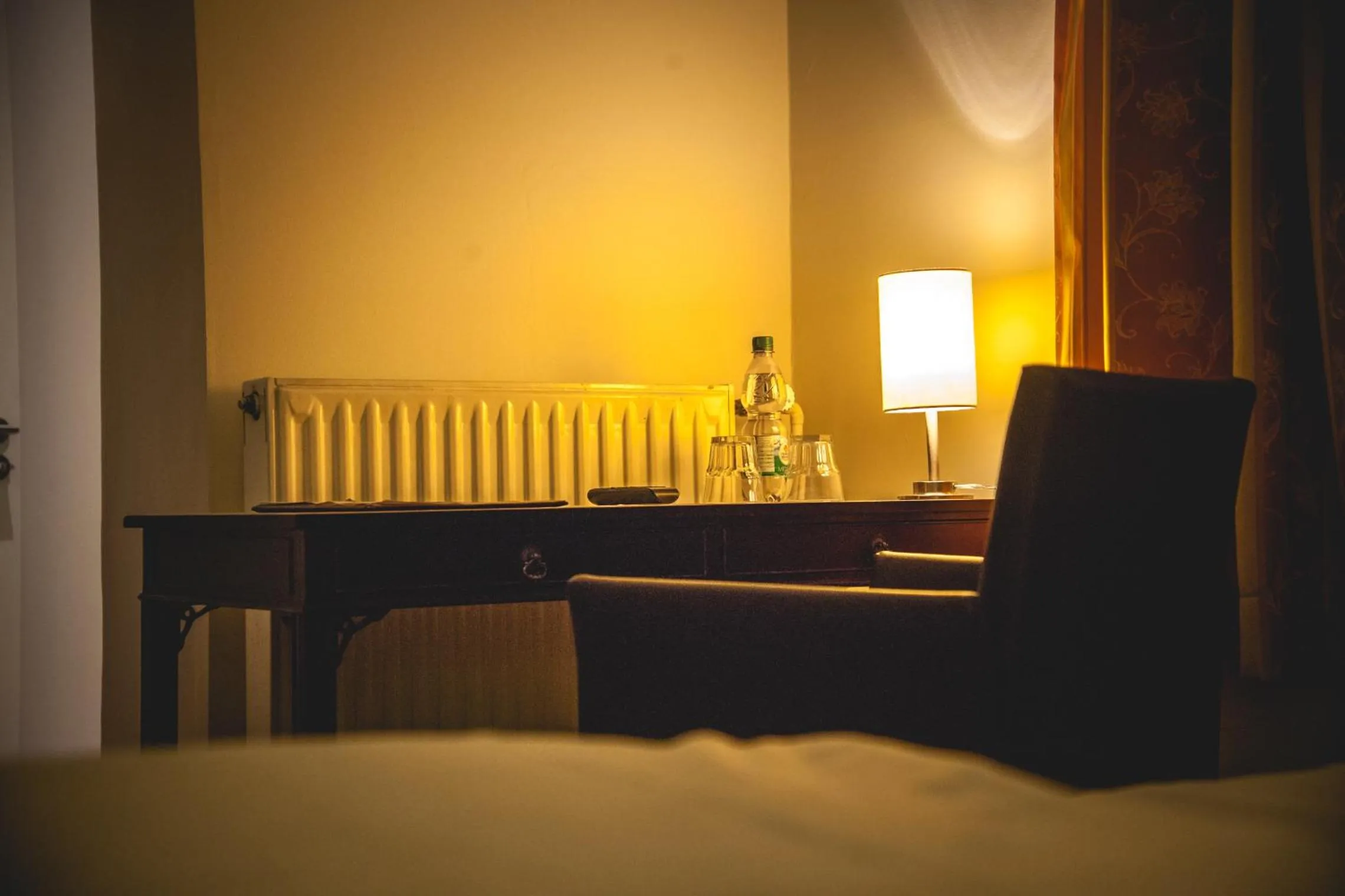 Decorative detail, Bed in Hotel Alexander