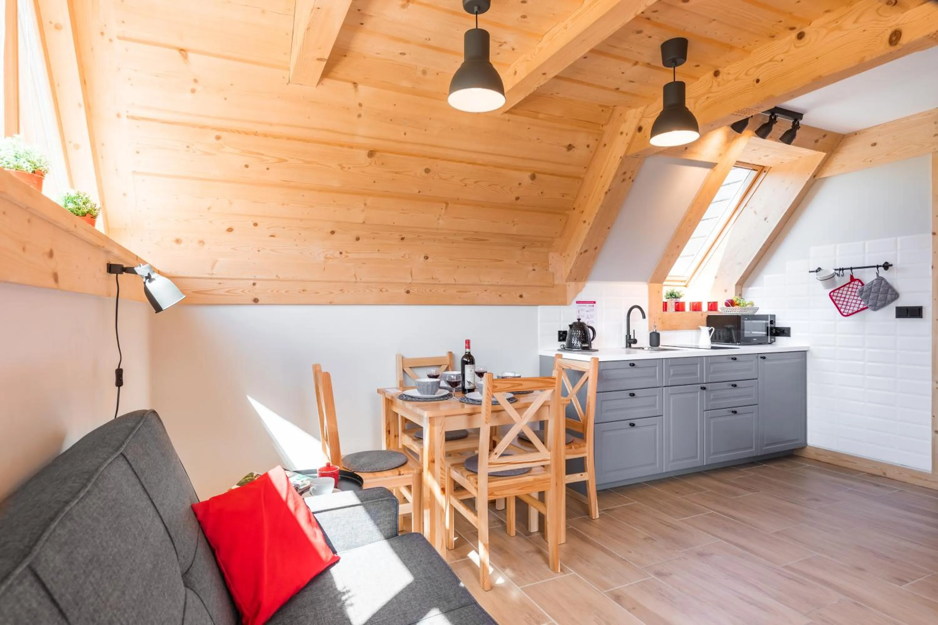 Kitchen or kitchenette in Apartamenty Zobacz Giewont Zakopane