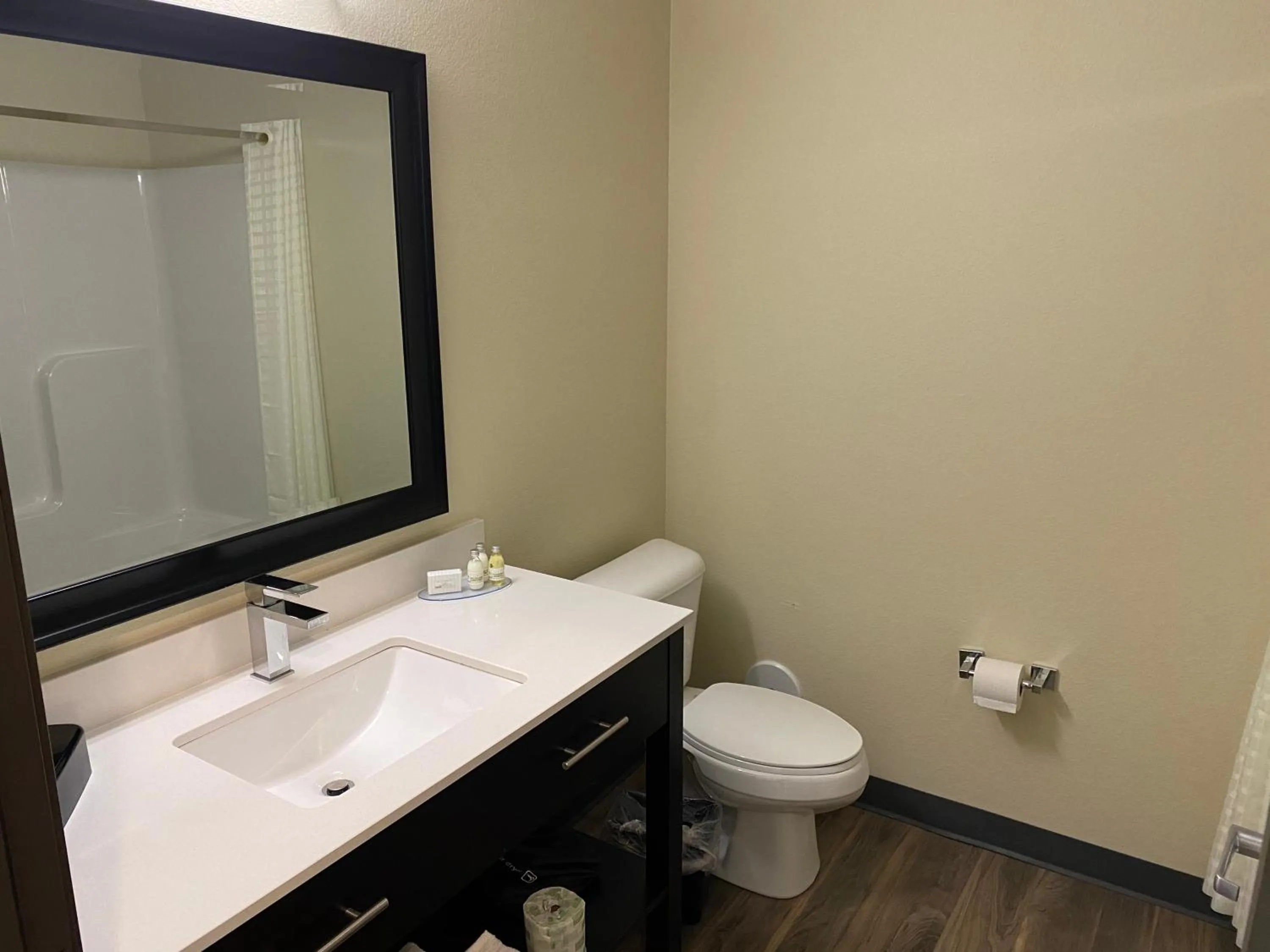 Toilet in Cobblestone Inn & Suites - Forest City