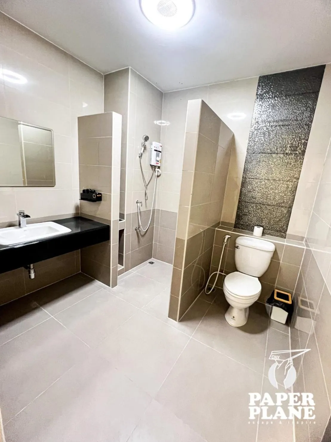 Bathroom in PaperPlaneCNX @ Haiya - 3 Storey Flowery Loft