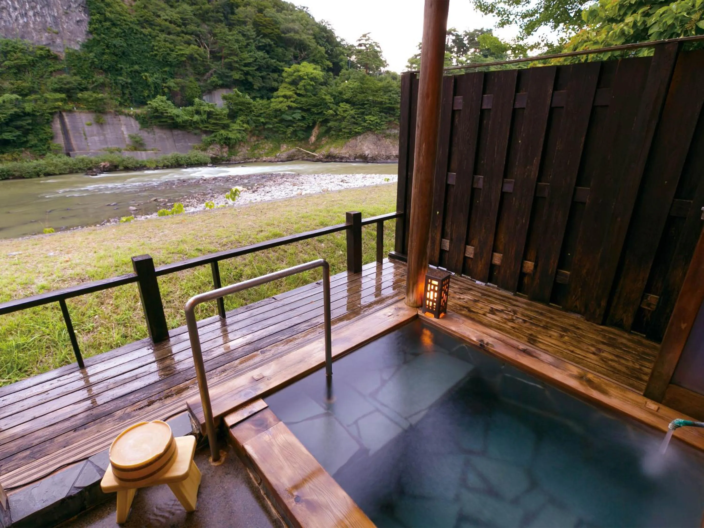 Open Air Bath in Takanosukan