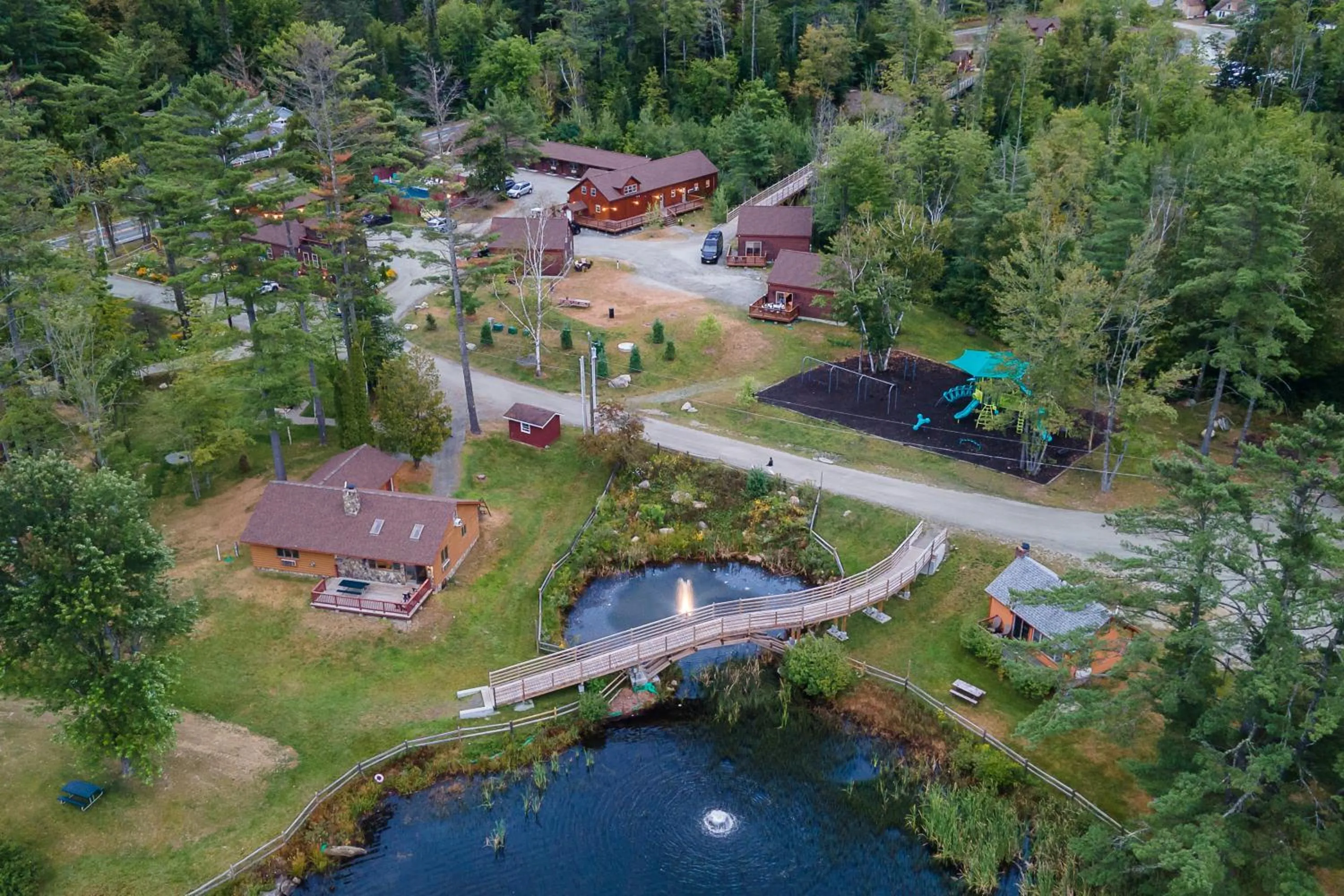 Lake view in Presidential Mountain Resort